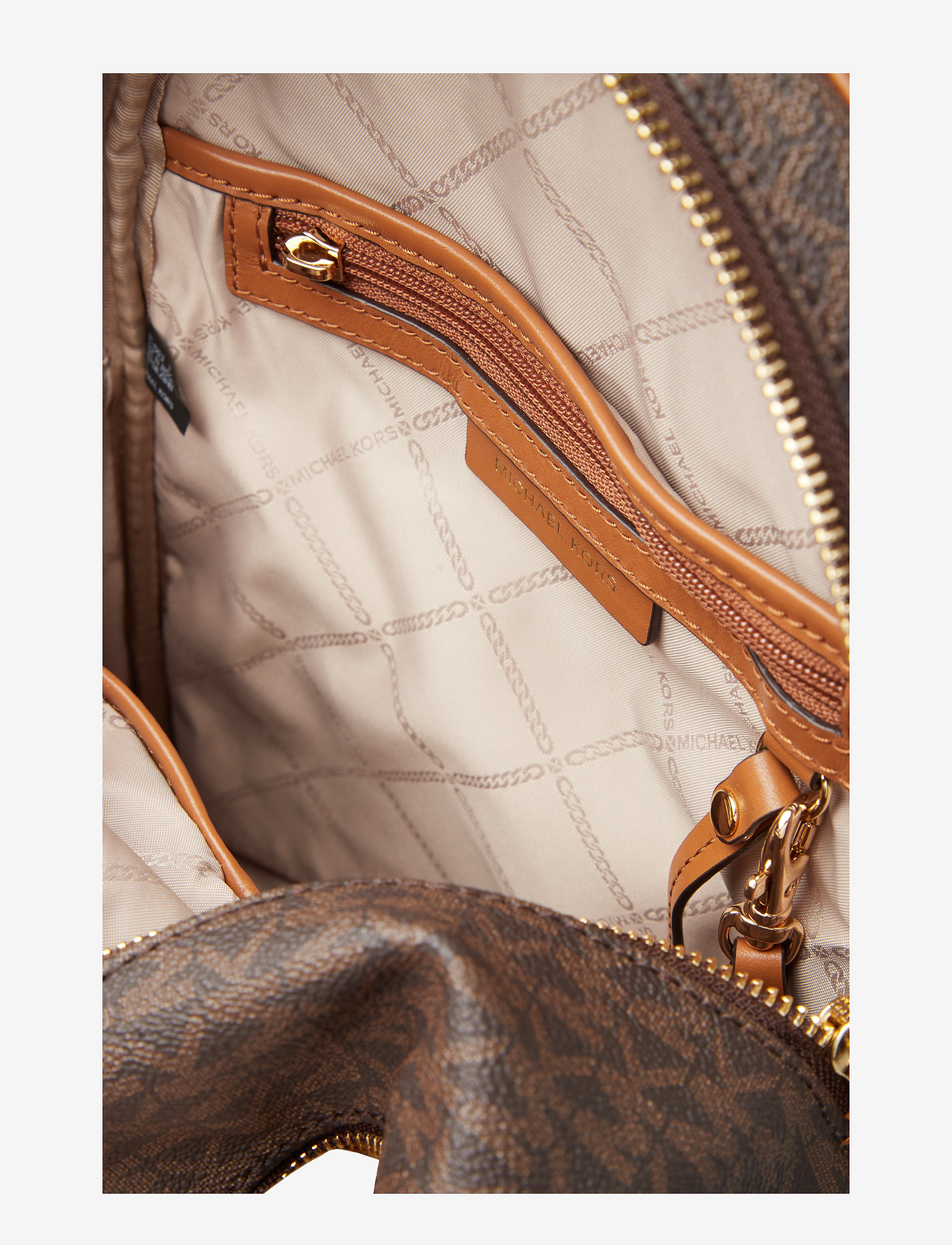 Michael Kors - MD BACKPACK - rucksäcke - brown - 5