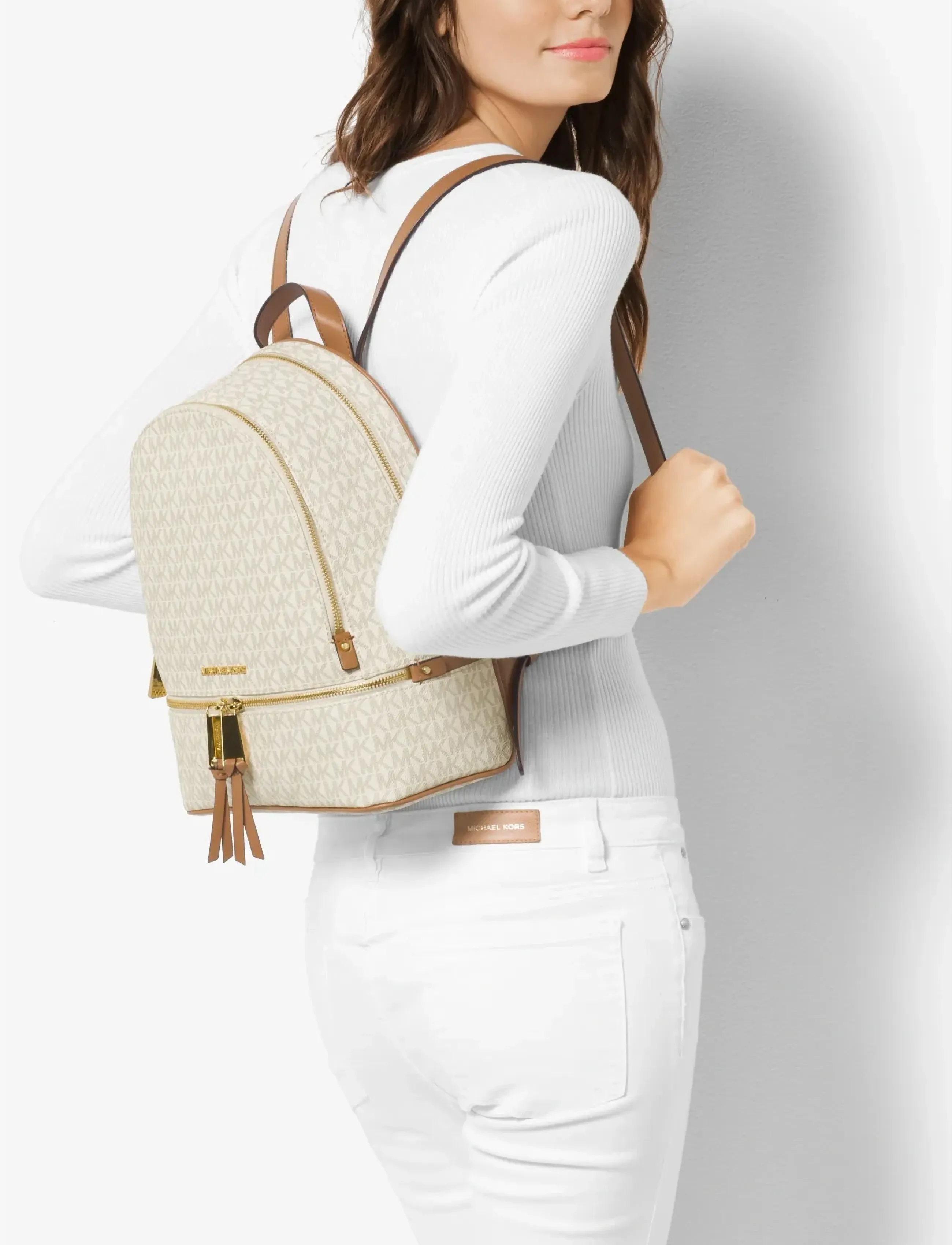 Michael Kors - MD BACKPACK - asusteet - vanilla - 5