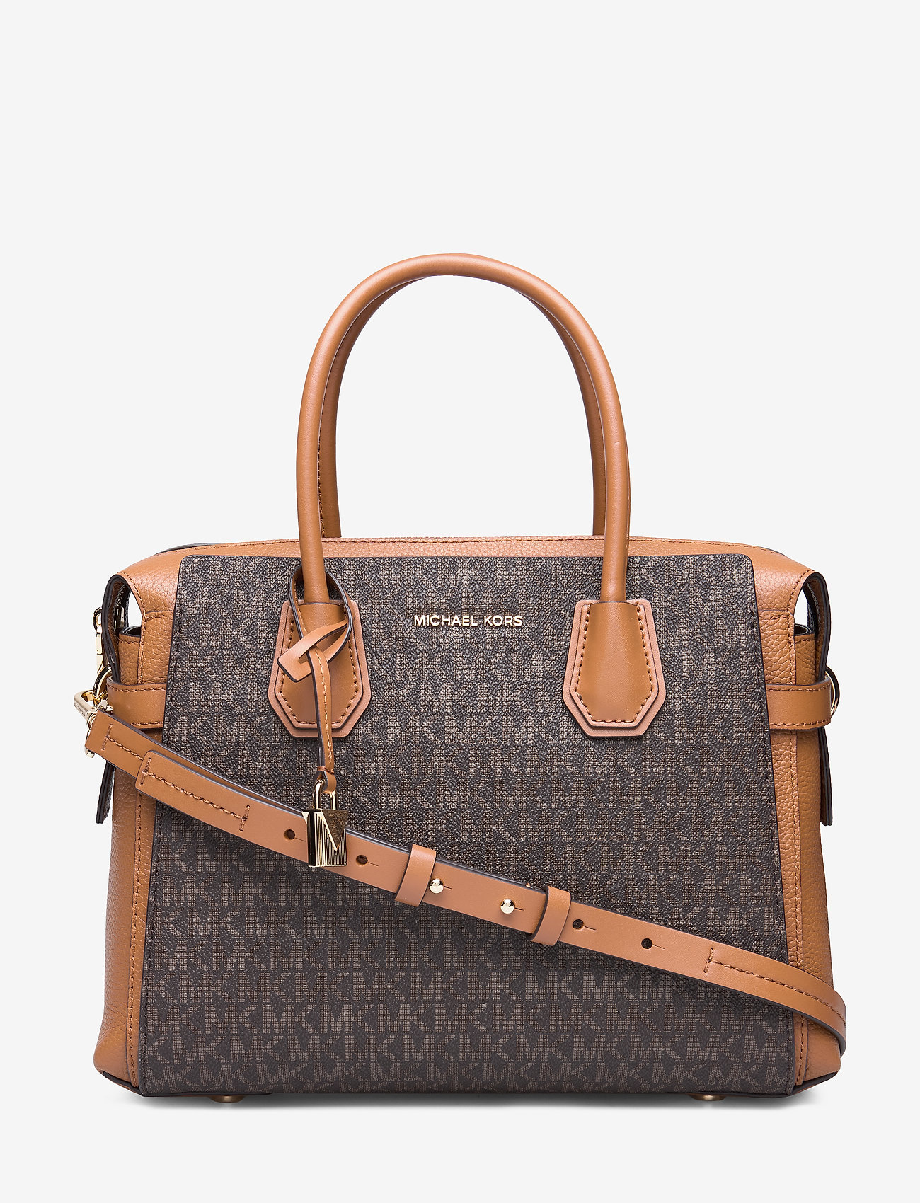 Michael Kors - BELTED MD SATCHEL - brown - 0