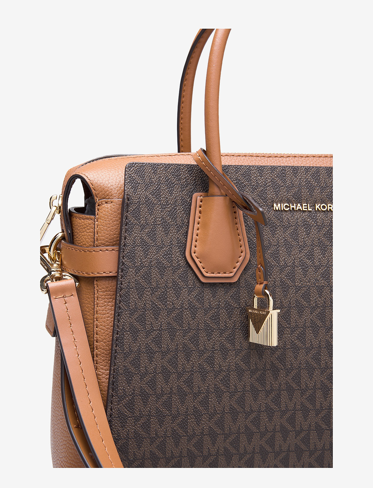 Michael Kors - BELTED MD SATCHEL - brown - 3