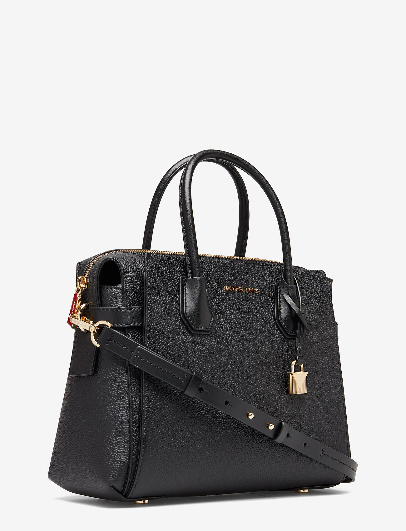 Michael Kors - BELTED MD SATCHEL - black - 2