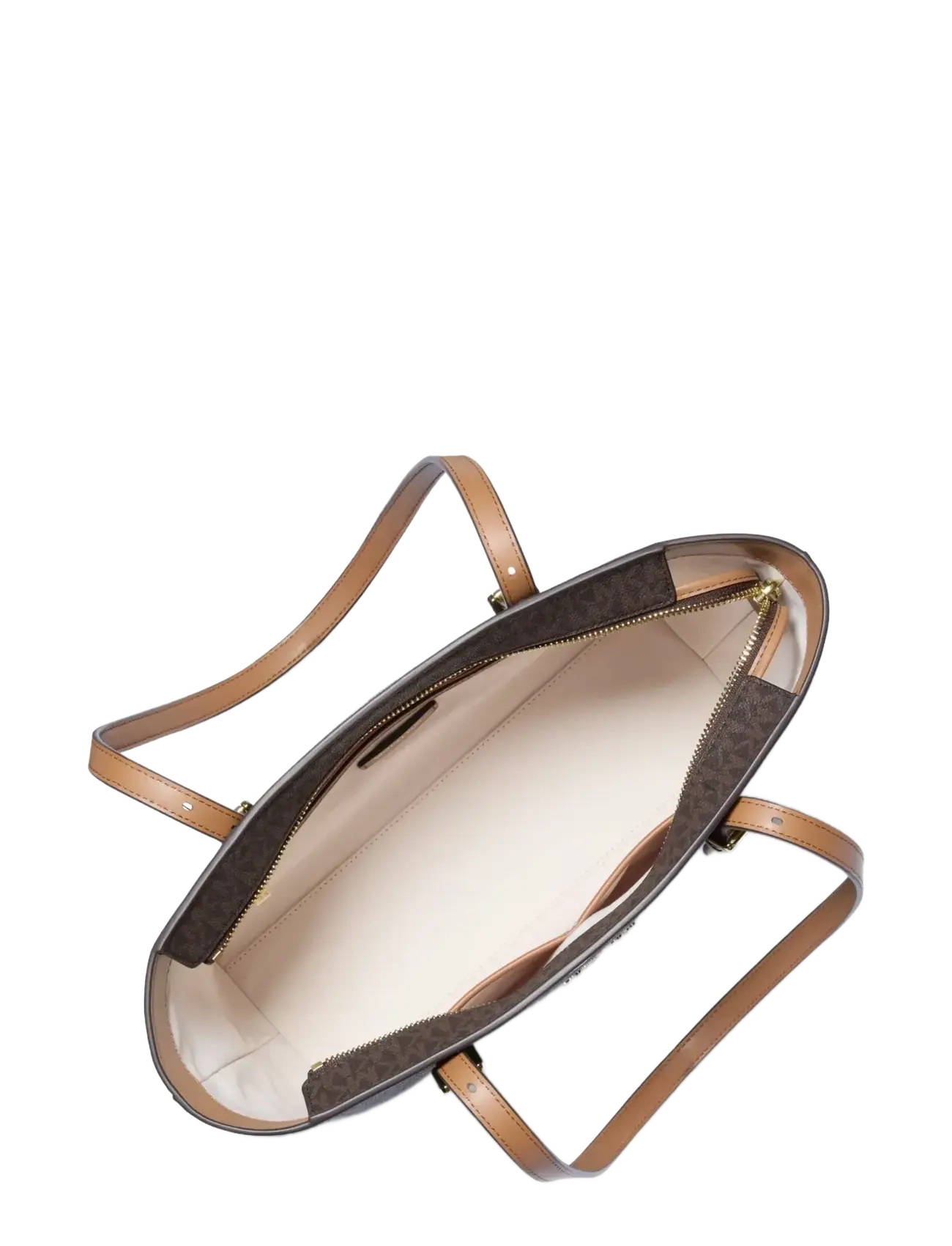 Michael Kors - MD EW TZ TOTE - shopperki - brn/acorn - 1