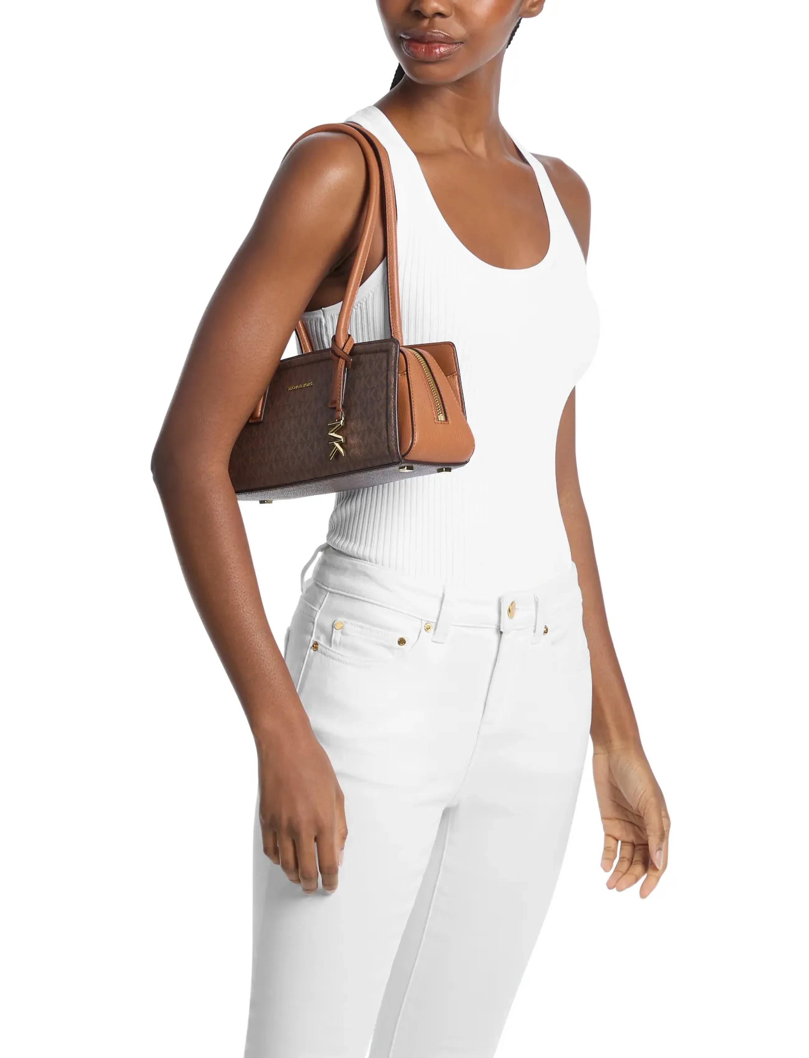 Michael Kors Bags, One Size, Braun - Small Shoulder Bags-crossbody Frauen