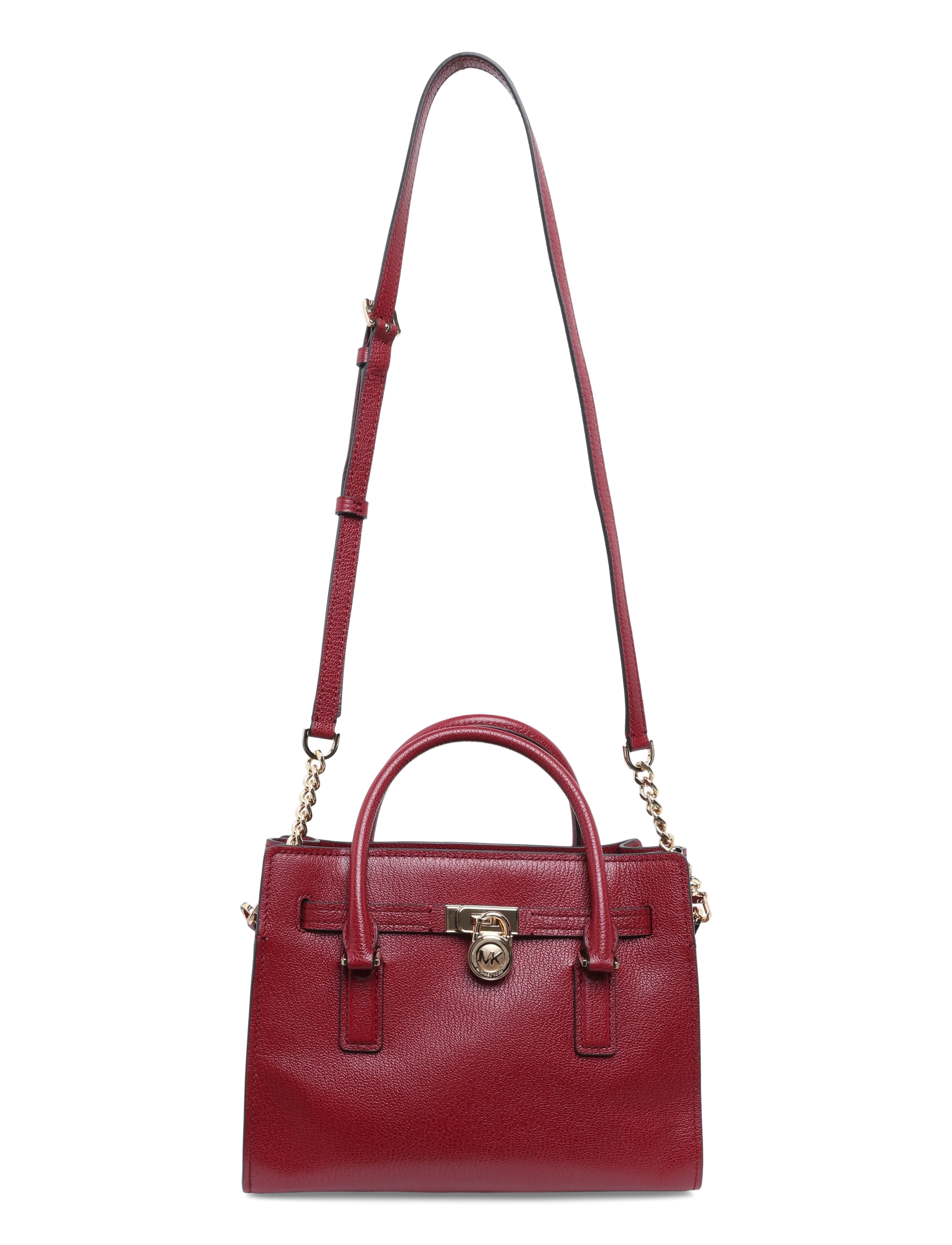 Michael Kors SM SATCHEL - Väskor - DEEP RED / burgundy