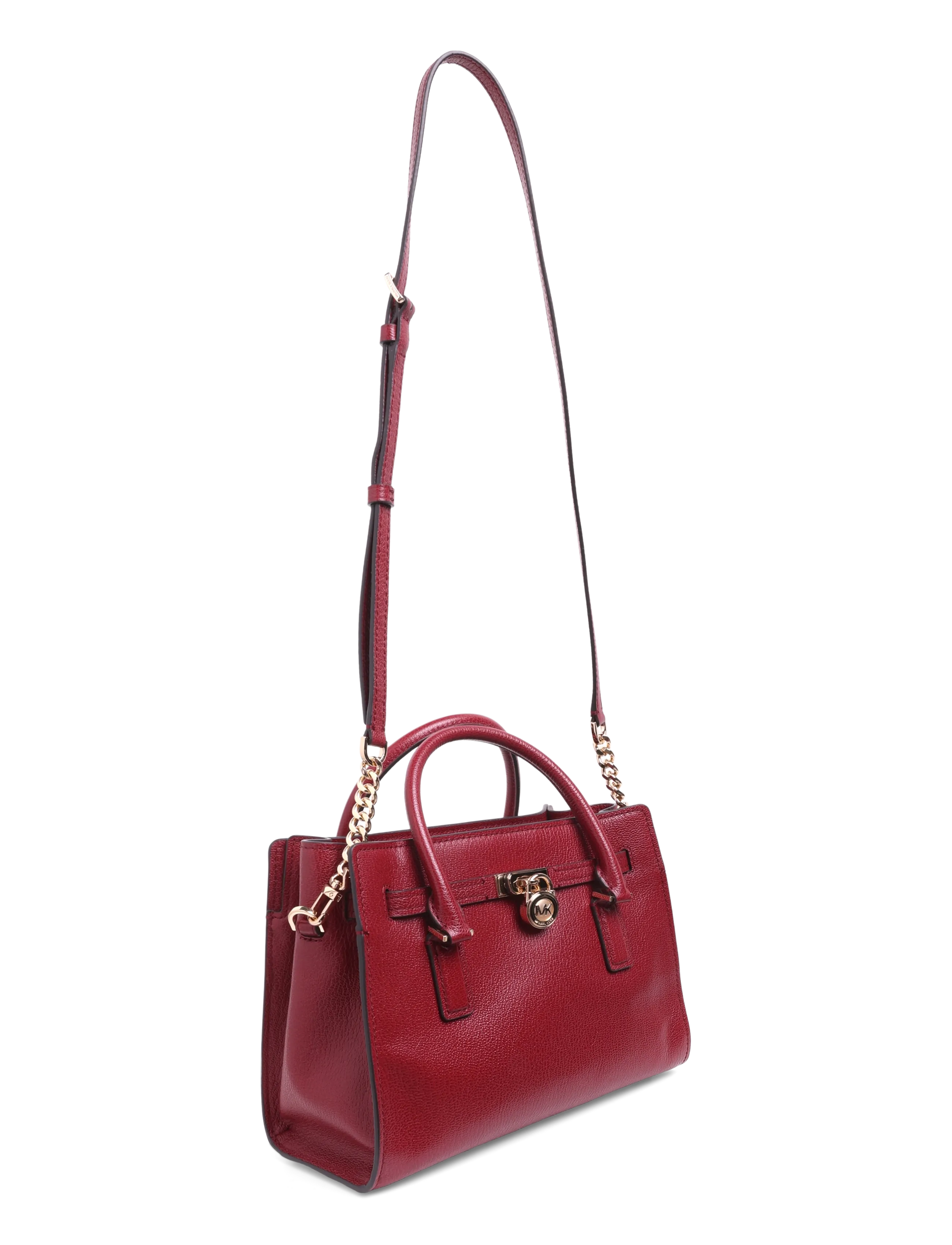Michael Kors - SM SATCHEL - vardagsstil - deep red - 2