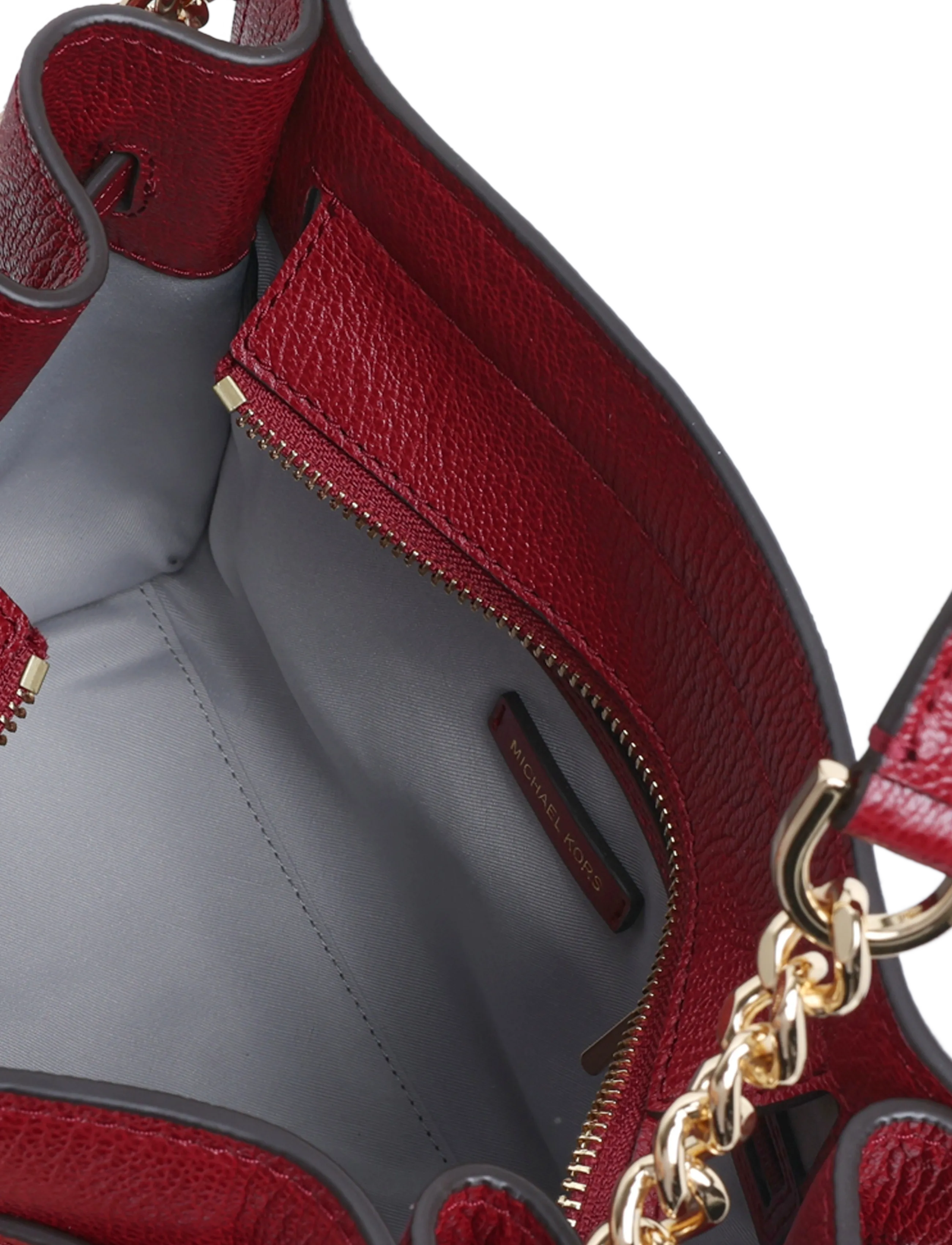 Michael Kors - SM SATCHEL - vardagsstil - deep red - 4