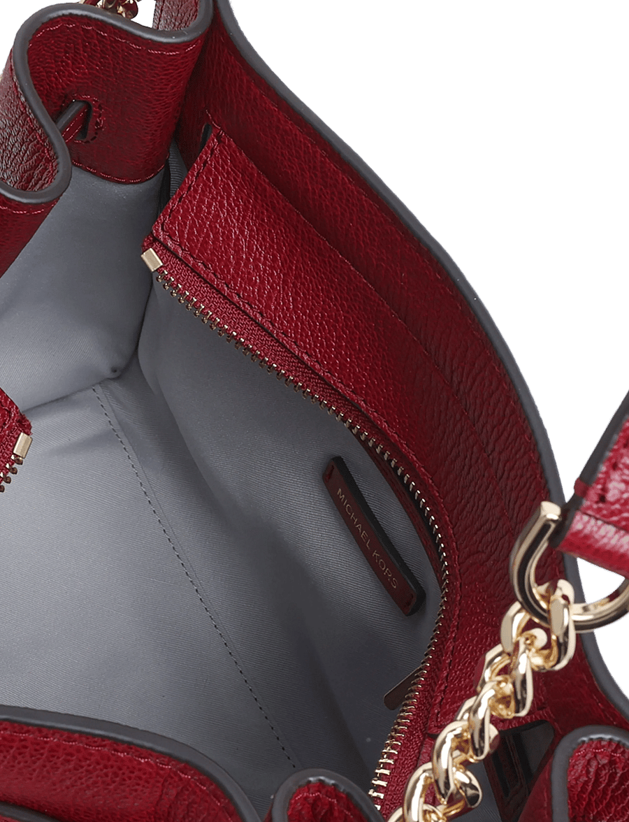 Michael Kors - SM SATCHEL - vardagsstil - deep red - 4