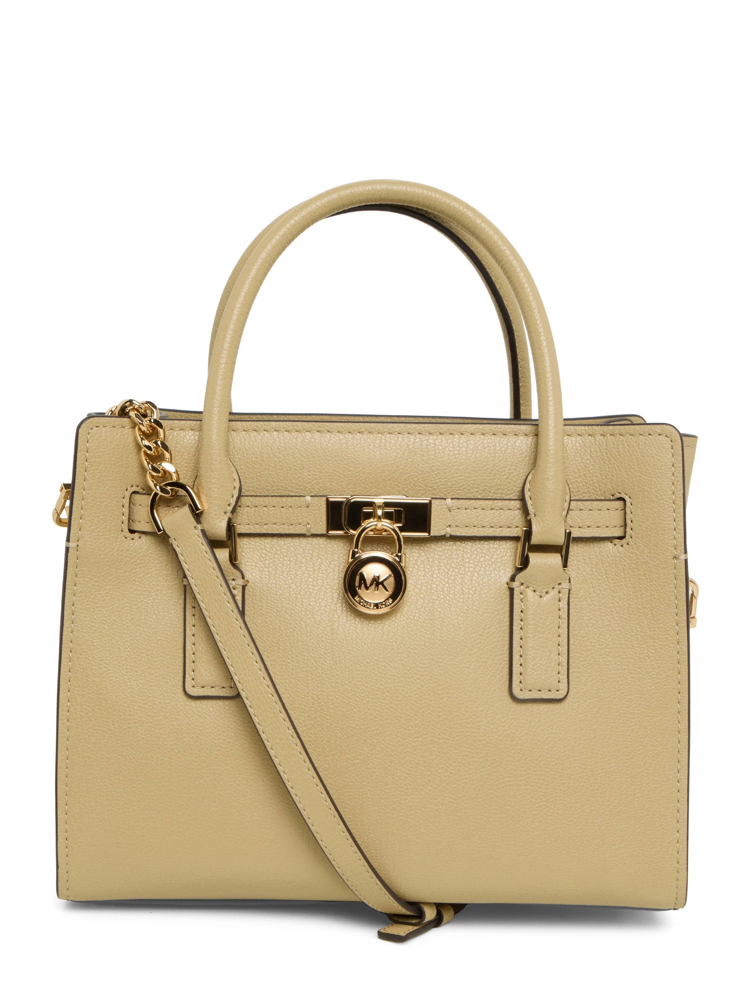 Michael Kors Sm Satchel, Kvinder, Satchel Håndtaske, Kakigrøn, Str: ONE SIZE