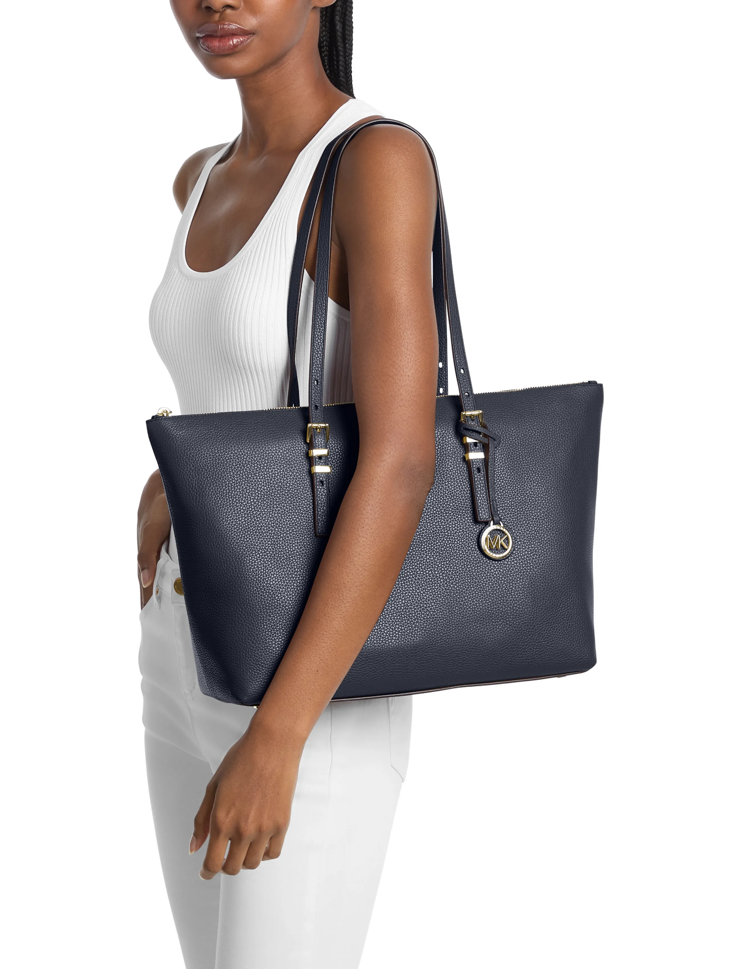 Michael Kors - LG EW MF TZ TOTE - midnight - 0