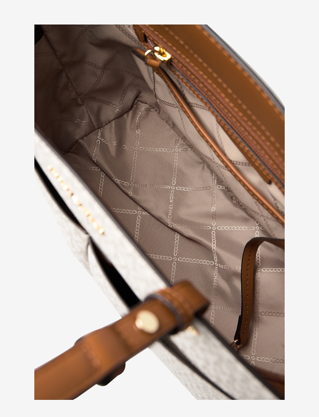 Michael Kors - MD TZ POCKET TOTE - vanilla/acrn - 4