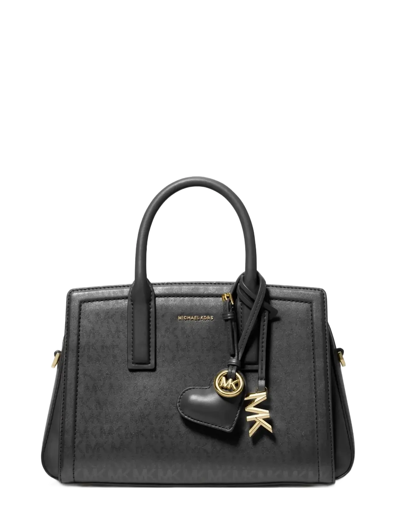 Michael Kors - PUFFY HEART CHARM - võtmehoidjad ja kotikaunistus - black - 2