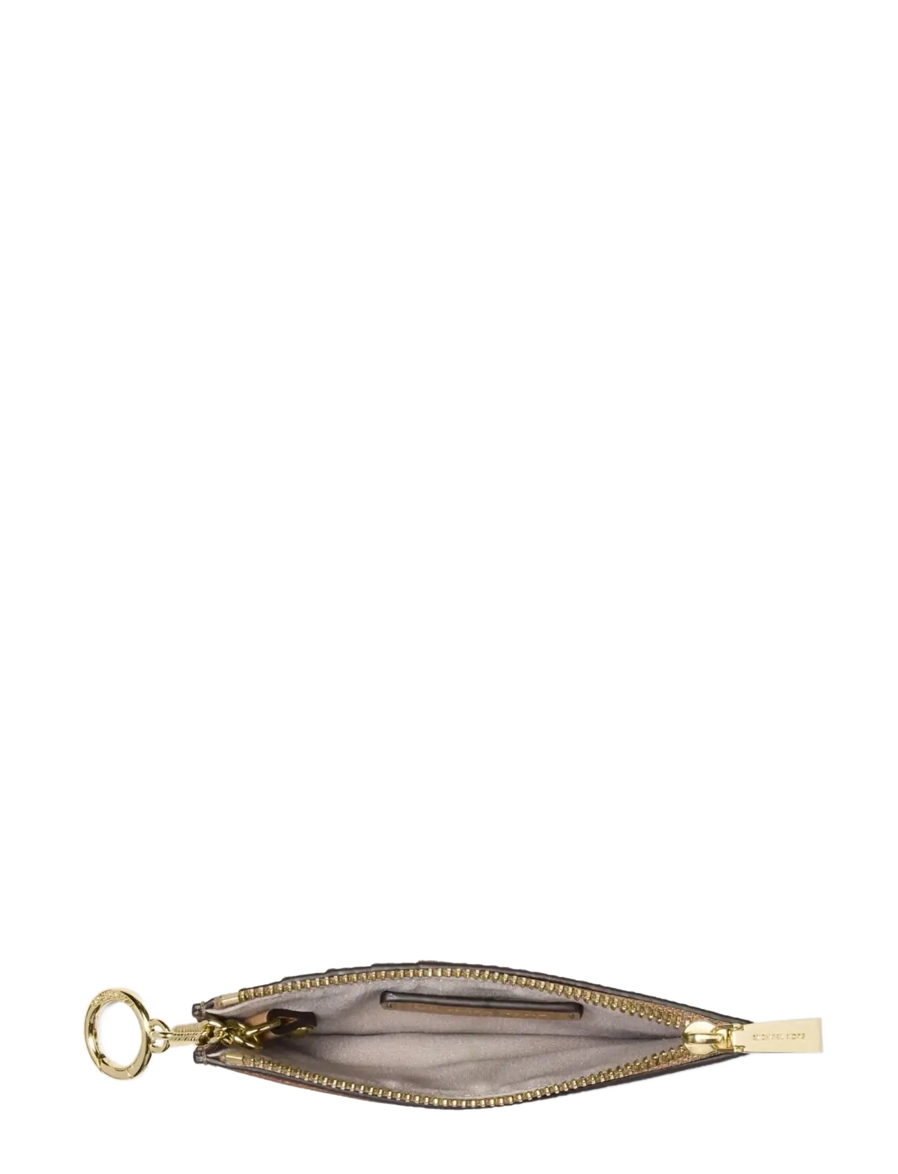 Michael Kors - SM ZIP KEY CARD CASE - card holders - husk - 1