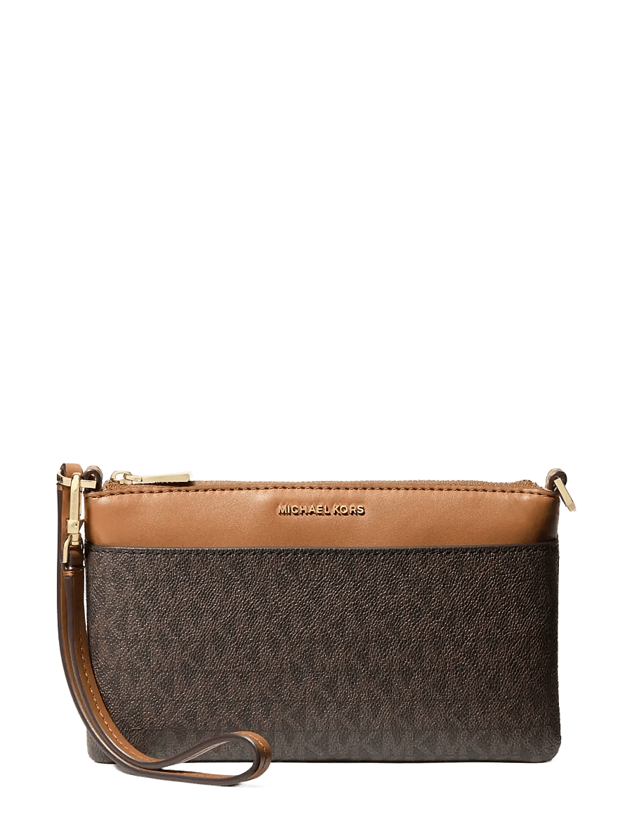 Michael Kors - MD TZ CONV WRISTLET - portemonnaies - brn/acorn - 1