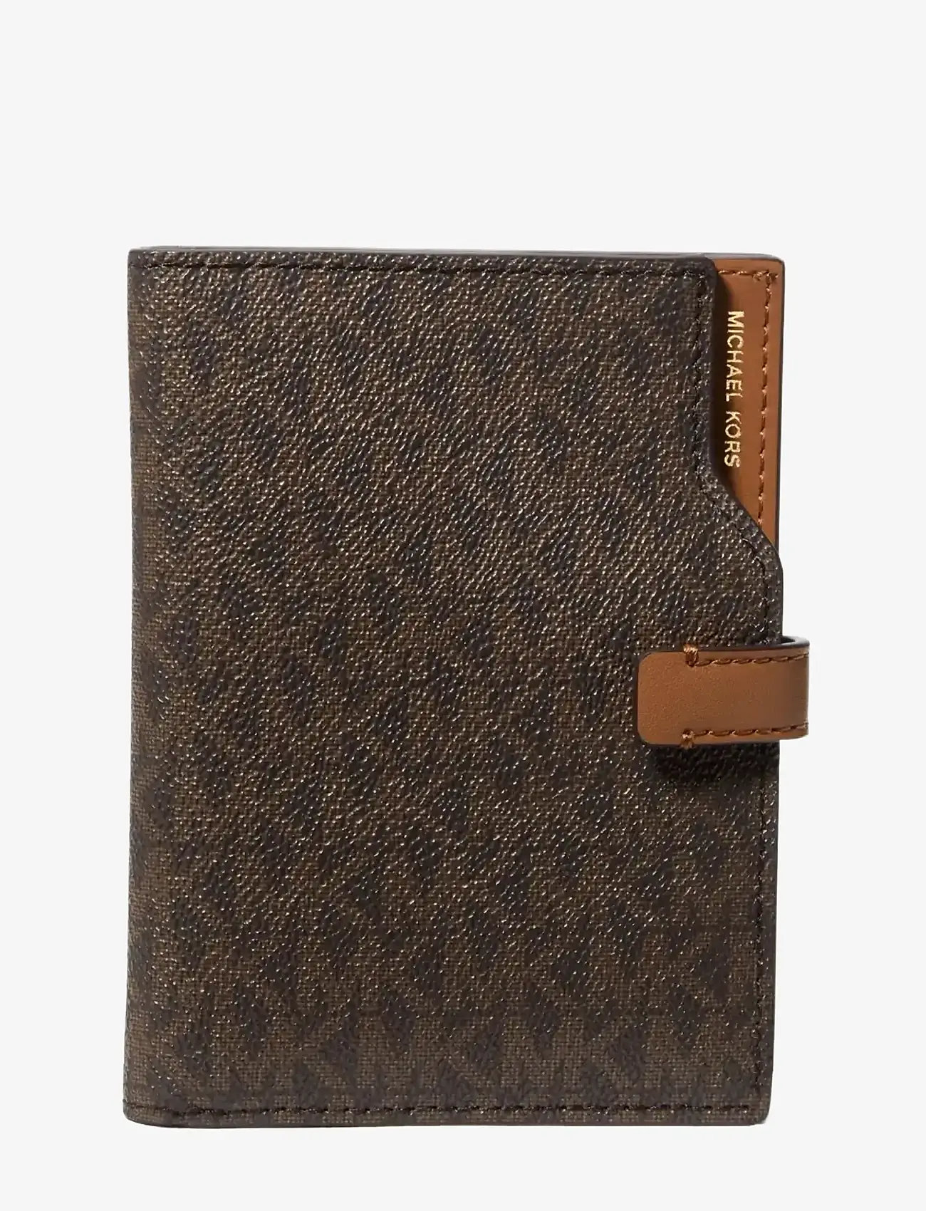 Michael Kors - PASSPORT TAB WALLET - travel accessories - brn/acorn - 0