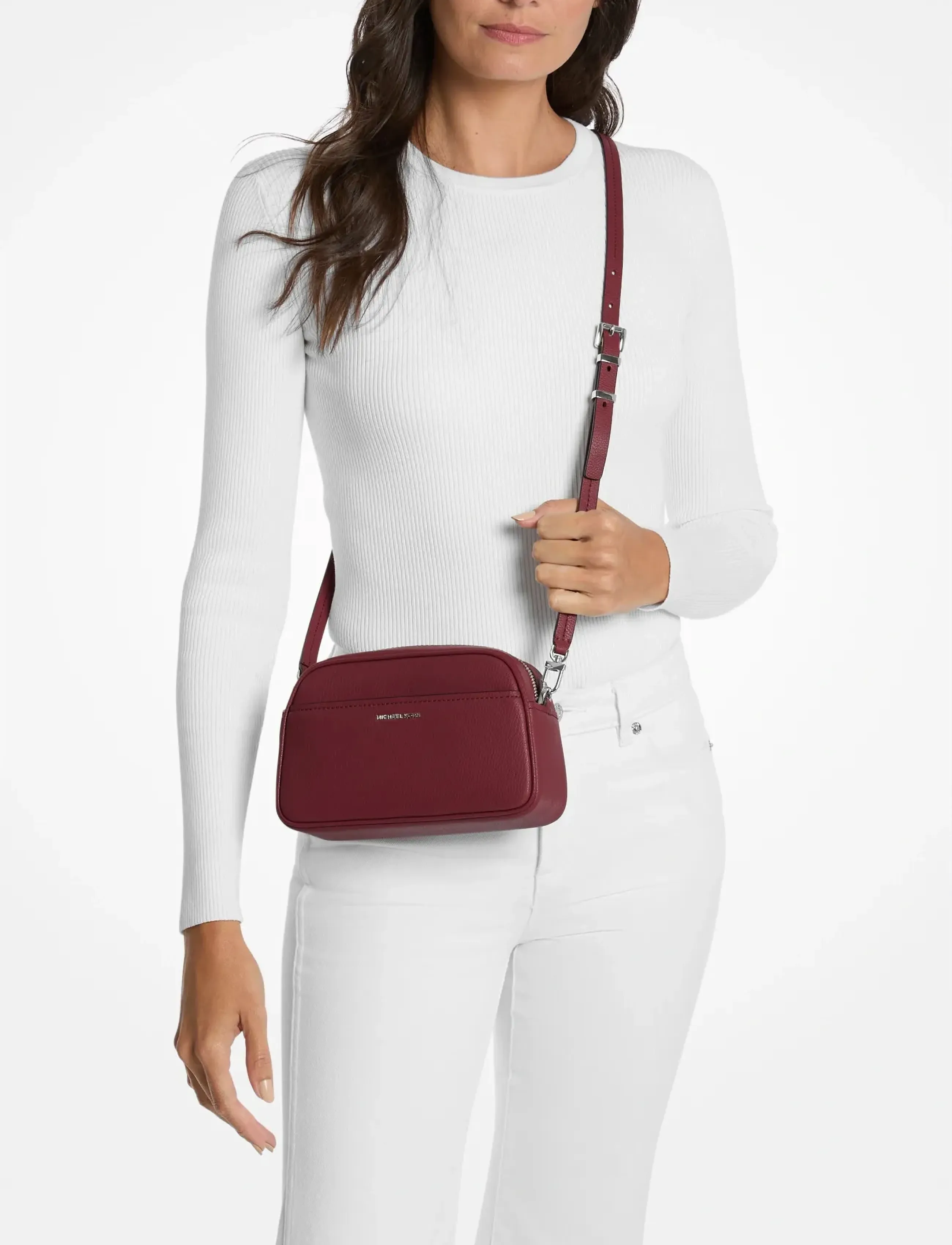 Michael Kors Sm Camera Xbody, Kvinder, Crossbody Taske, Rød, Str: ONE SIZE