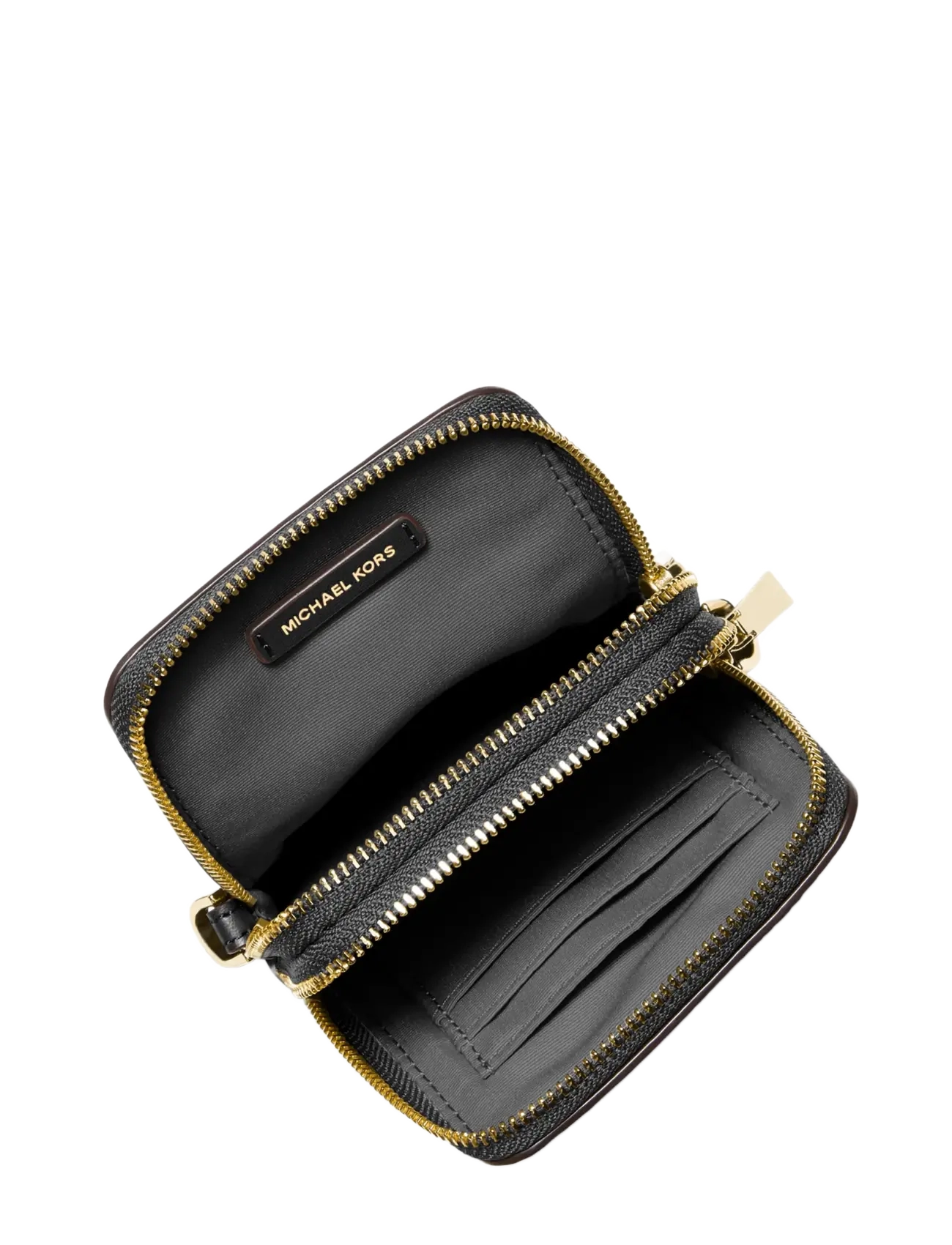 Michael Kors - SM NS DBL ZIP PHONE XBODY - crossbody bags - black - 2