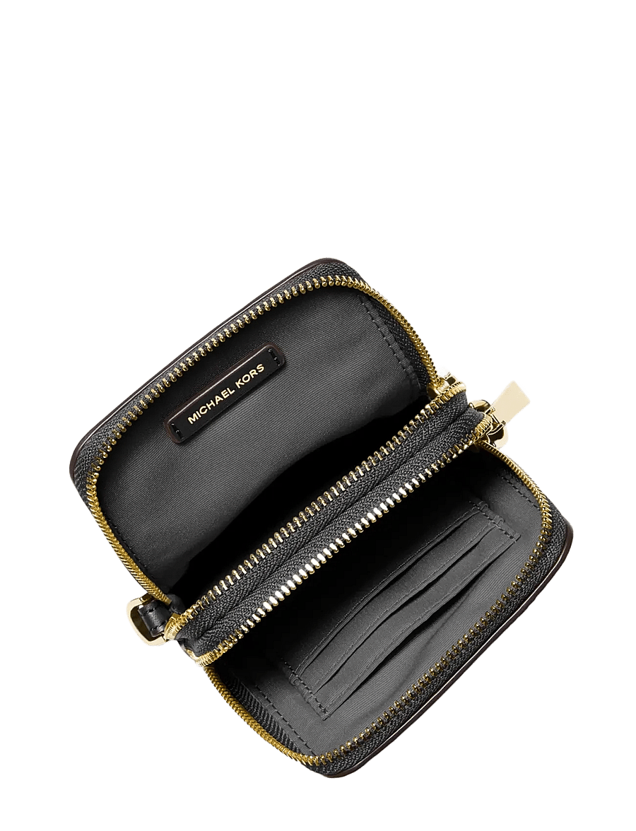 Michael Kors - SM NS DBL ZIP PHONE XBODY - crossbody bags - black - 2