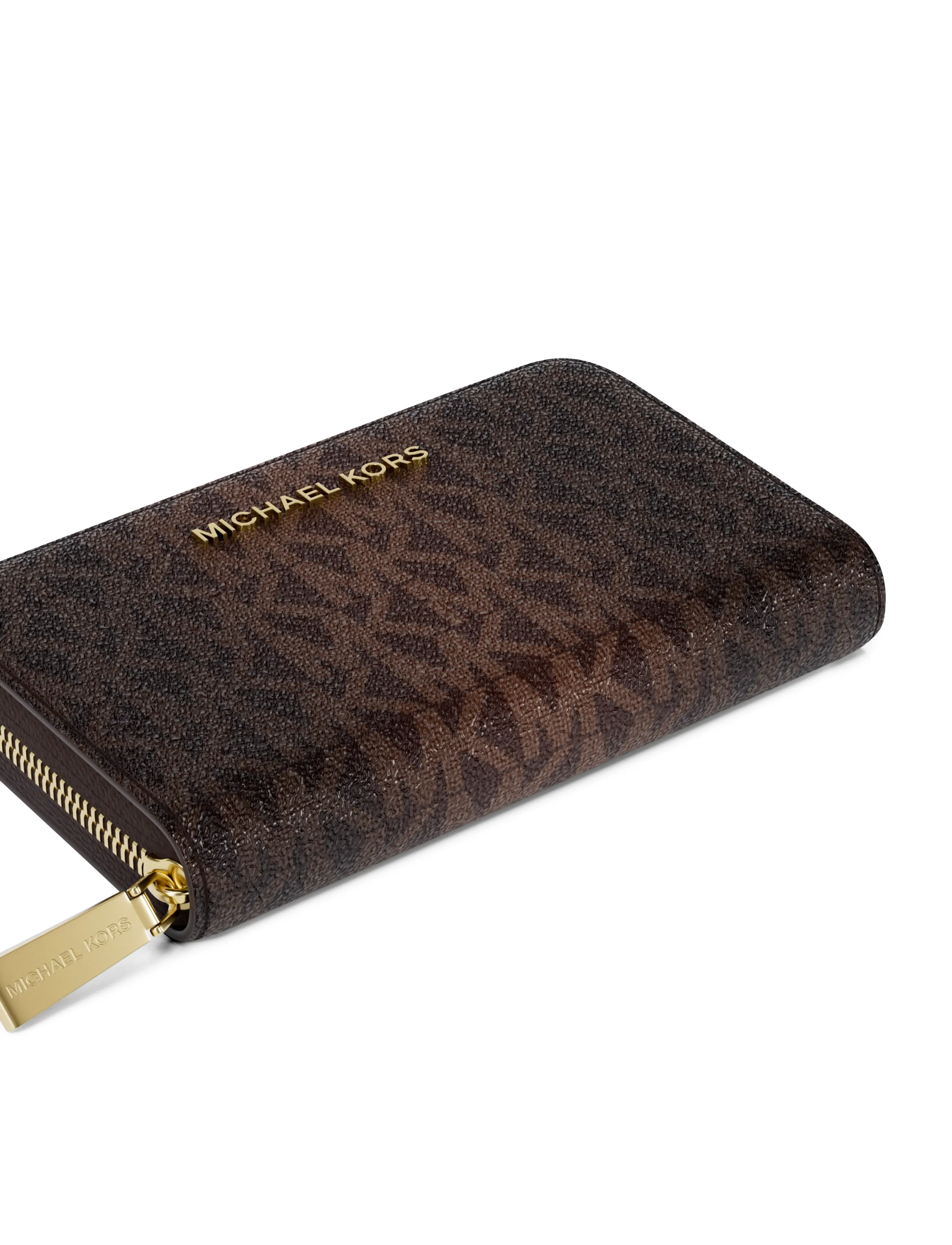 Michael Kors - SM ZA CARD CASE - card holders - chocolate - 3