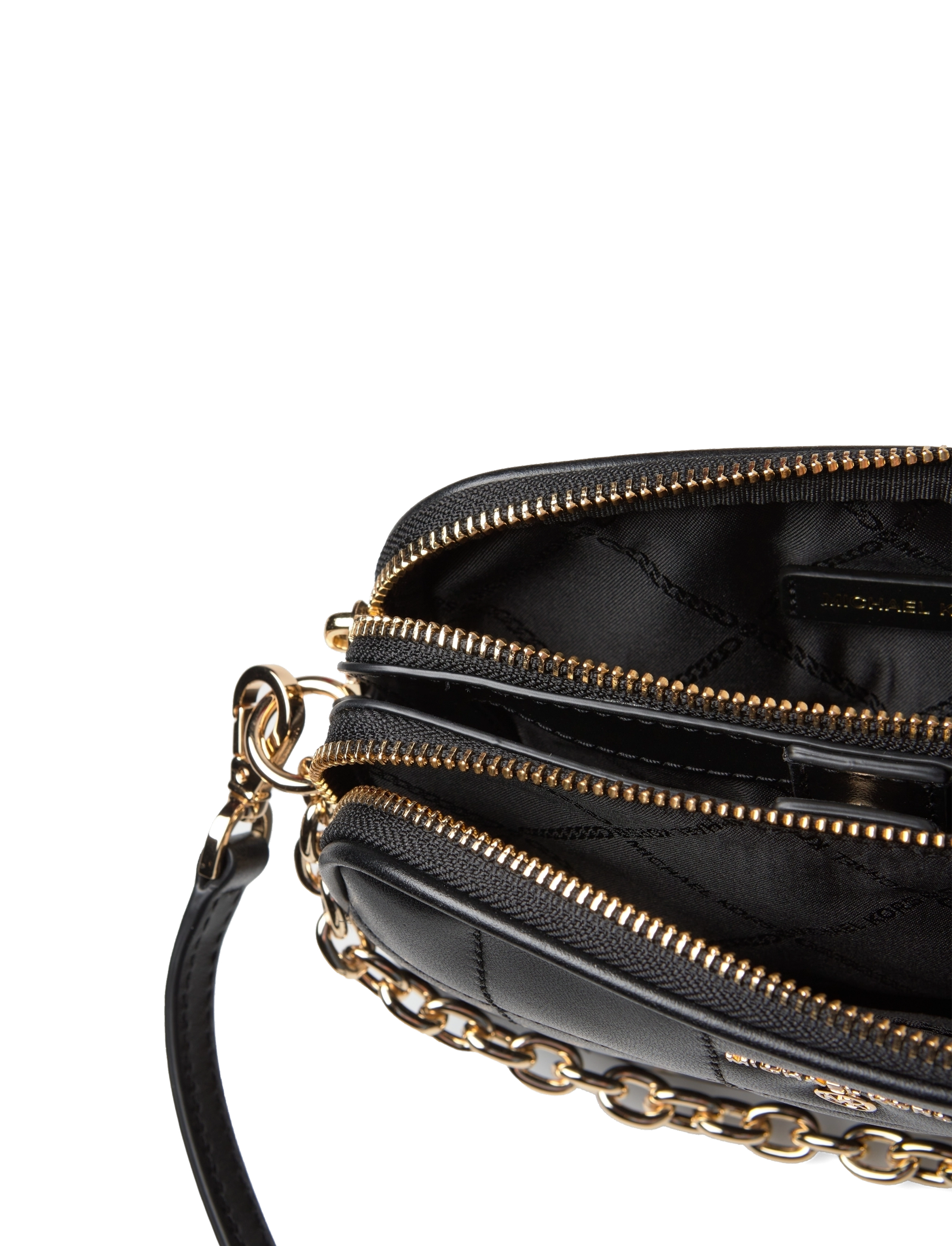 Michael Kors - SM DBLZP CMRA XBODY - black - 3
