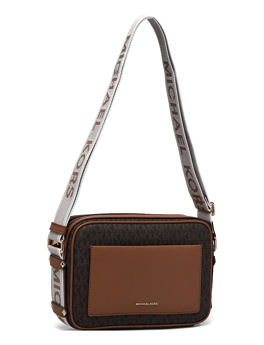 Michael Kors - LG EW PCKT XBODY - umhängetaschen - brn/acorn - 2