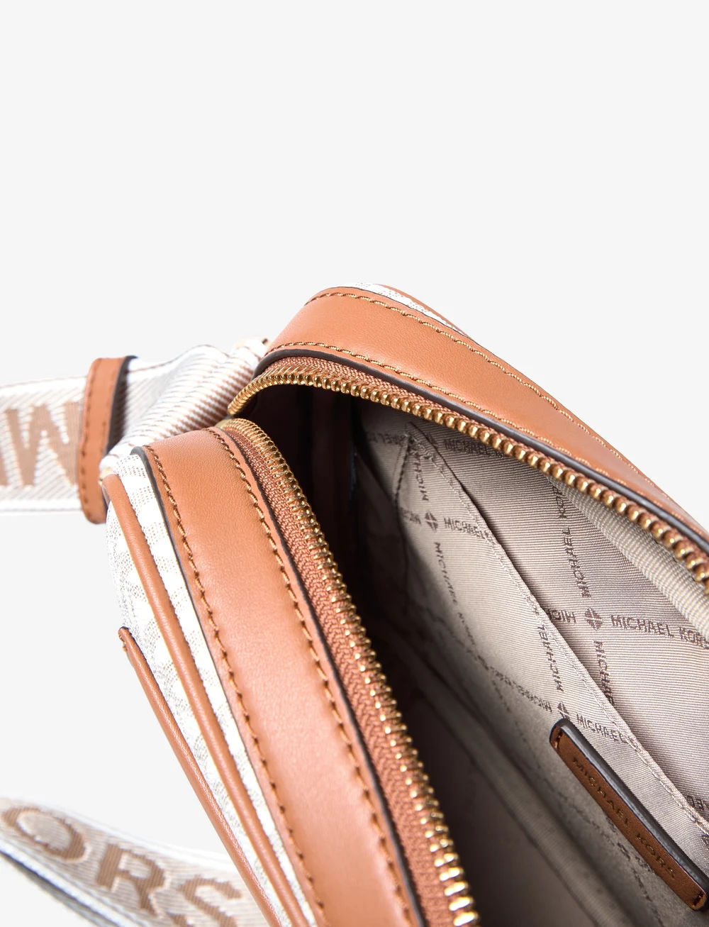Michael Kors - LG EW PCKT XBODY - umhängetaschen - vanilla/acrn - 4