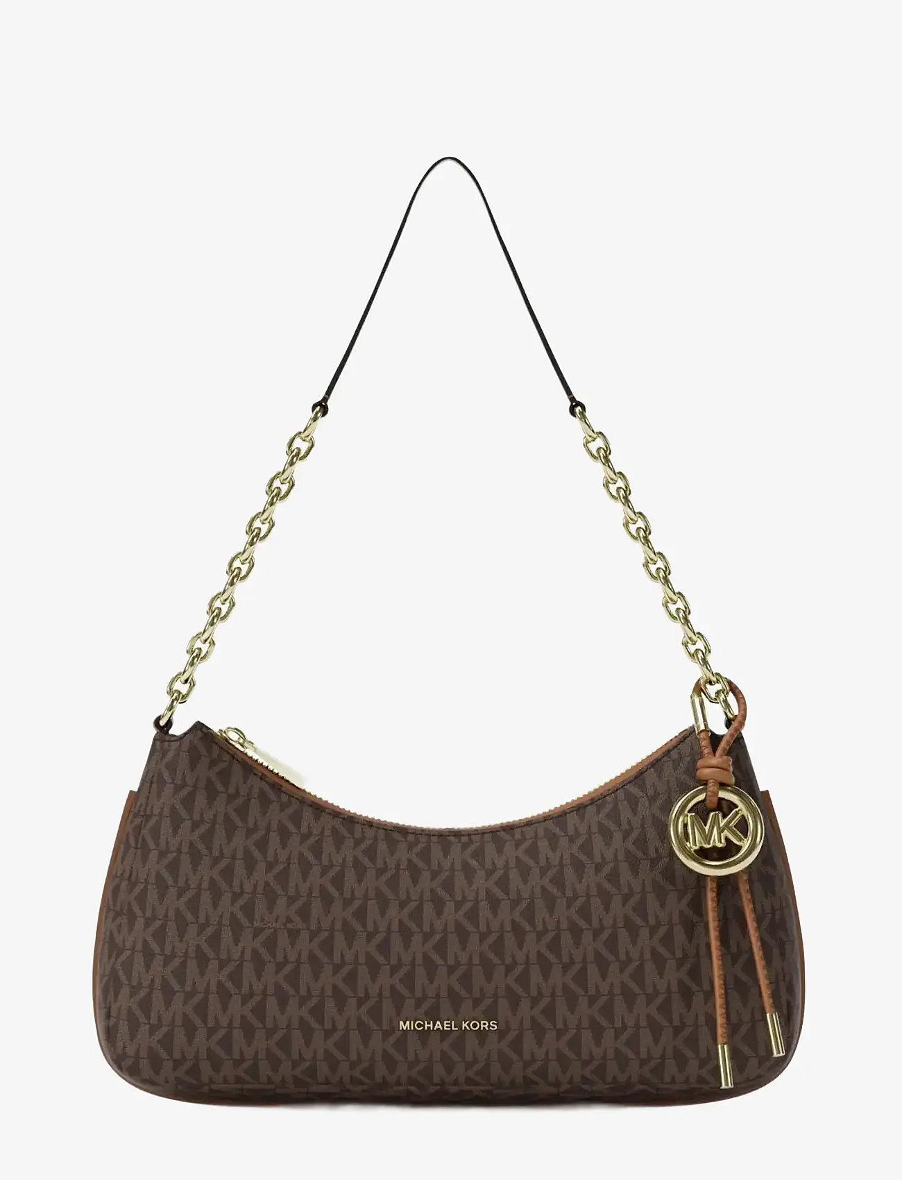 Michael Kors - MD CHAIN POUCHETTE - hverdags stil - brn/acorn - 1