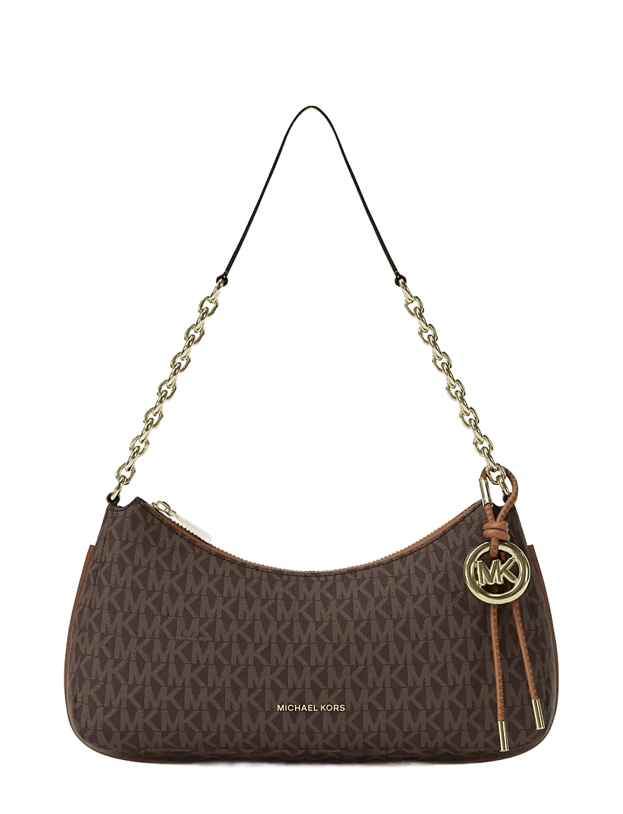 Michael Kors - MD CHAIN POUCHETTE - trendy tasker - brn/acorn - 1