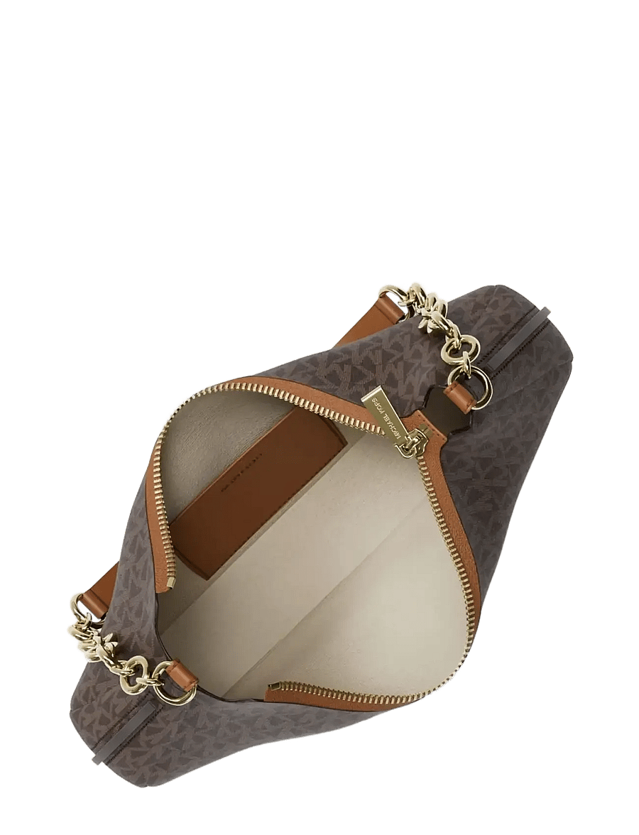 Michael Kors - MD CHAIN POUCHETTE - trendy tasker - brn/acorn - 2
