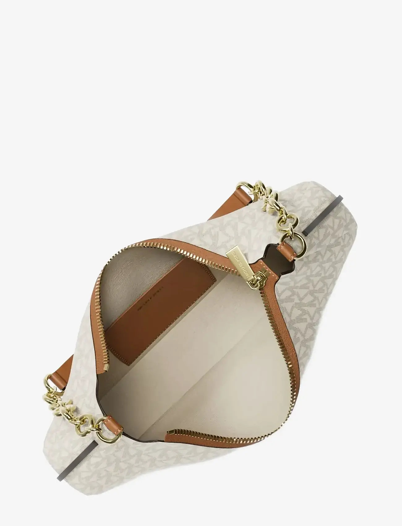 Michael Kors - MD CHAIN POUCHETTE - speciella tillfällen - vanilla/acrn - 2