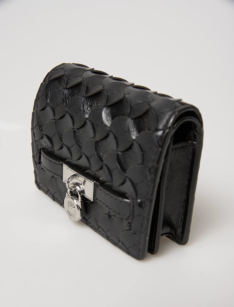 Michael Kors - SM COMPACT WALLET - plånböcker - black - 4