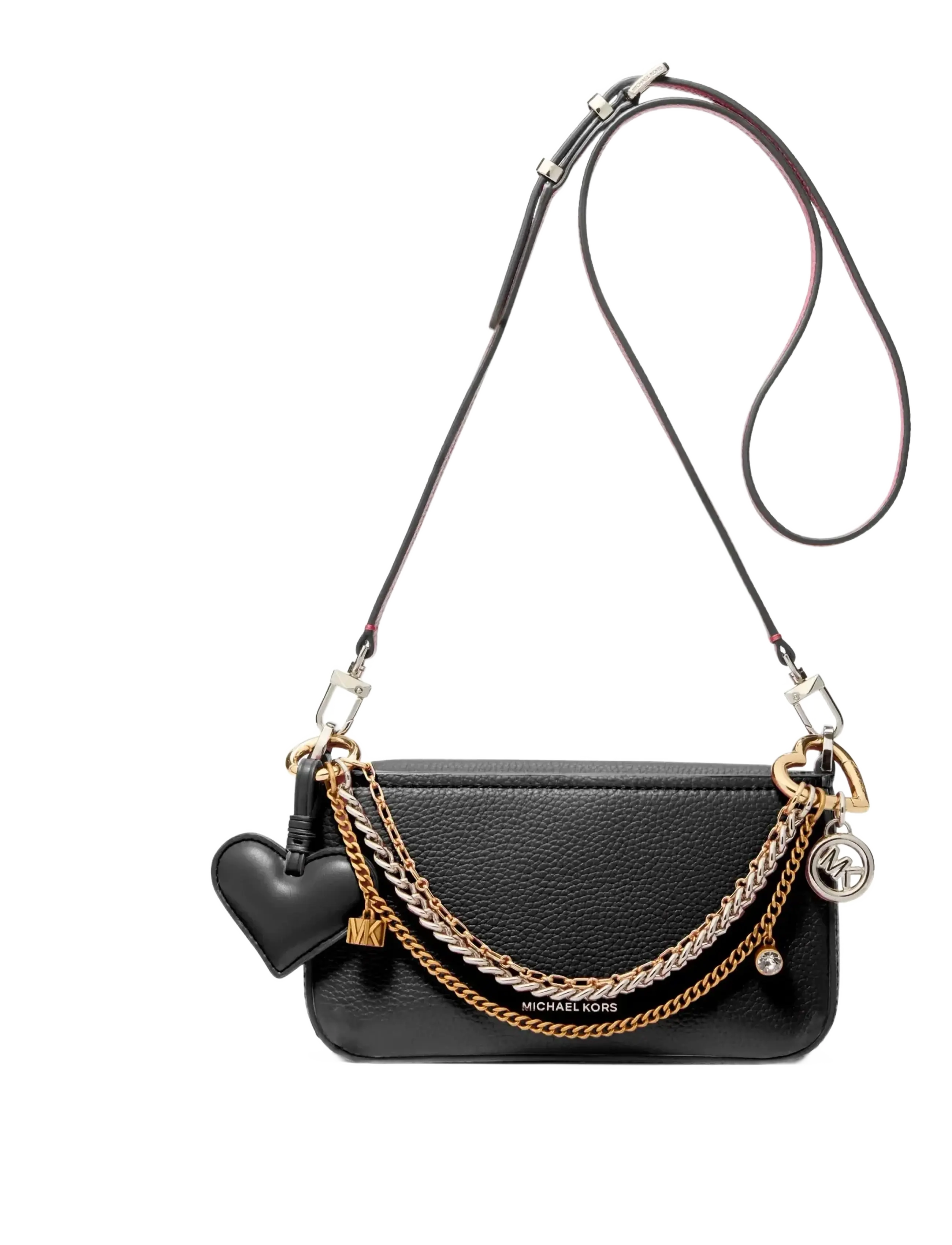 Michael Kors SM CONV XBODY POUCHETTE - Väskor - BLACK / black