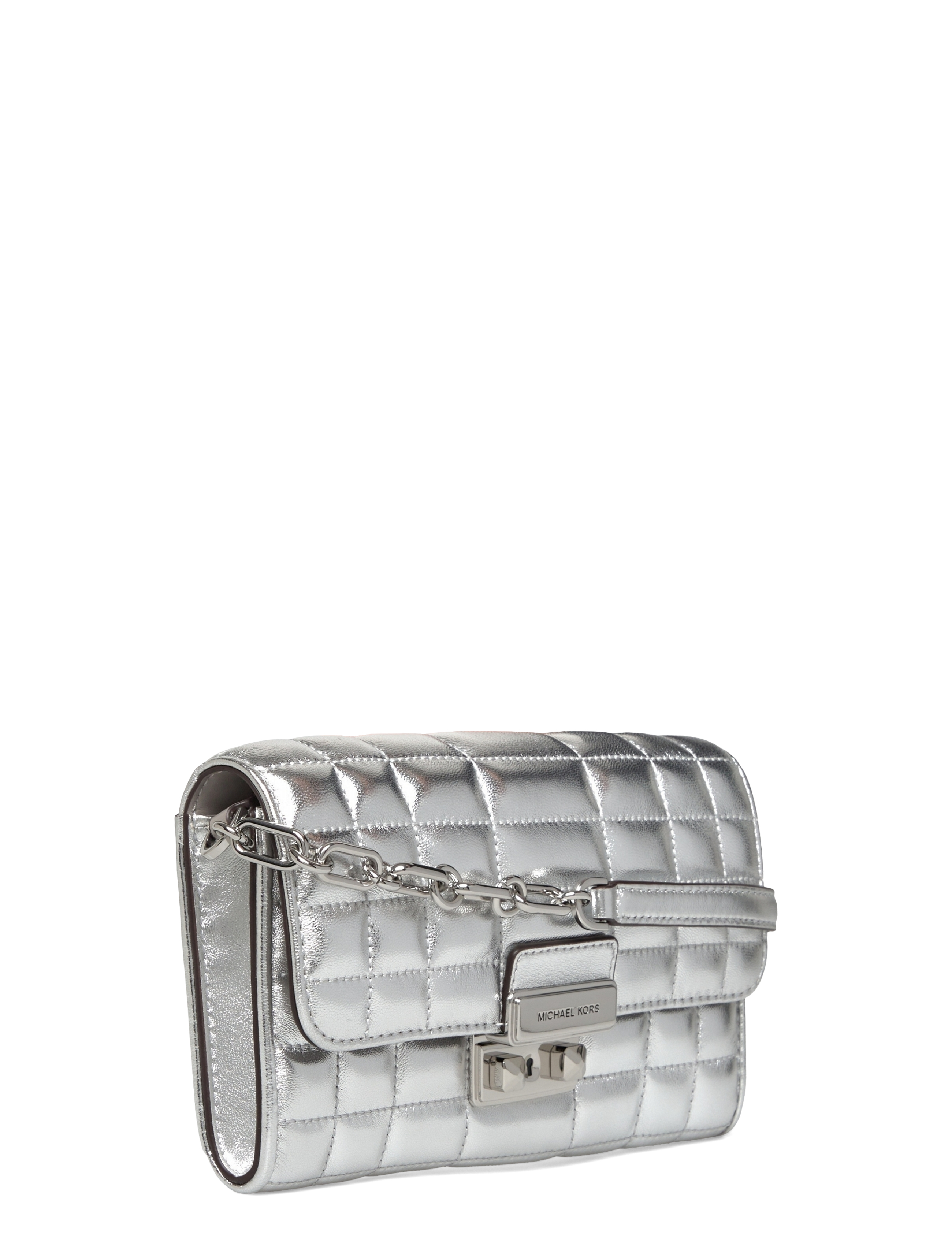 Michael Kors - LG WLLT ON CHN XBODY - silver - 2