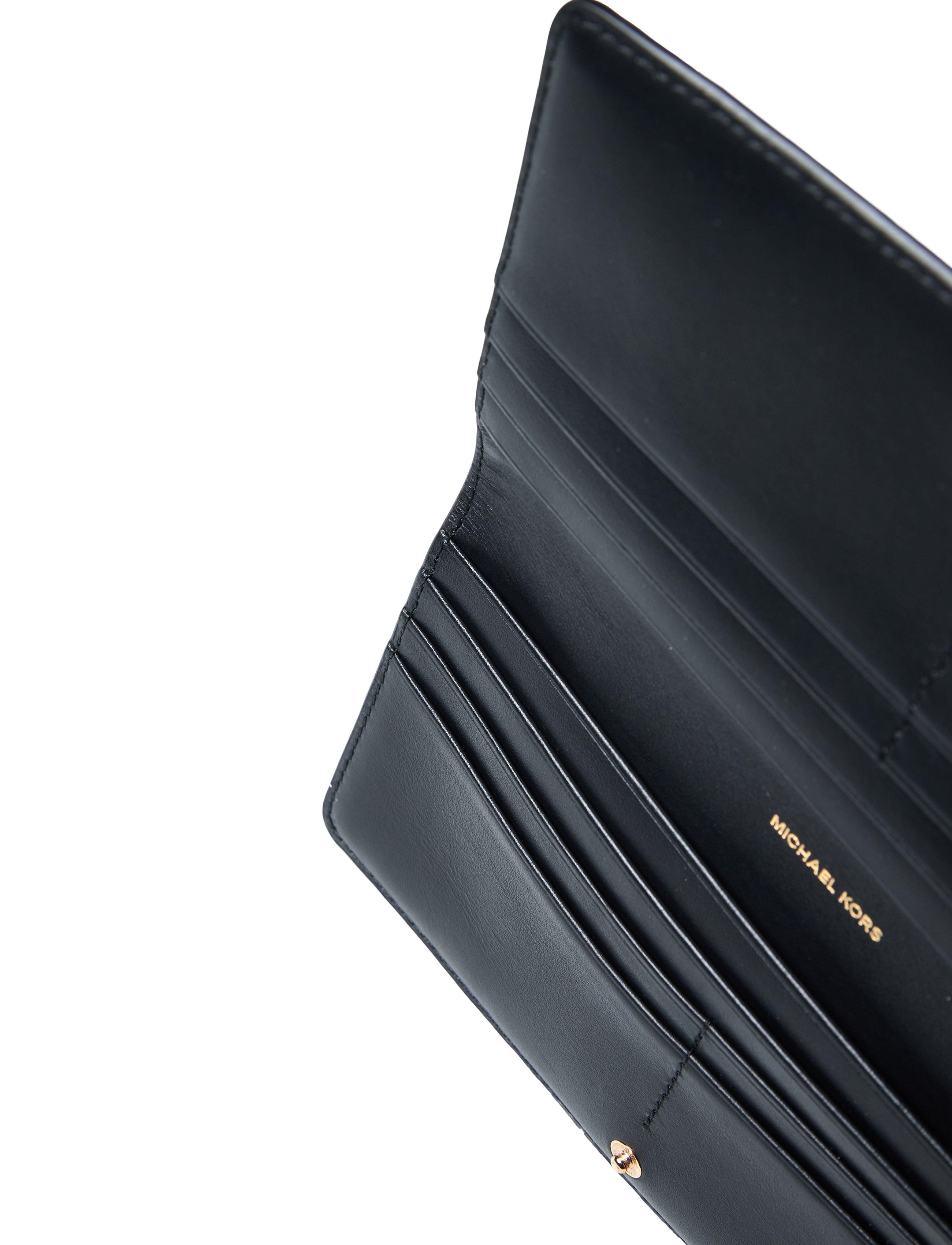 Michael Kors - LG SLIM SNAP WALLET - rahakotid - black - 3
