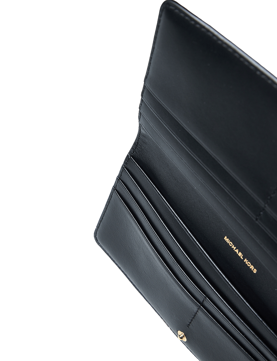Michael Kors - LG SLIM SNAP WALLET - rahakotid - black - 3