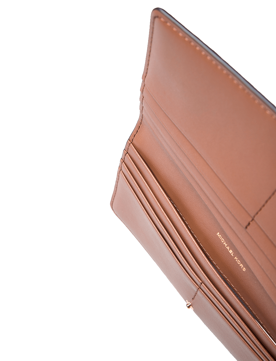 Michael Kors - LG SLIM SNAP WALLET - piniginės - luggage - 3