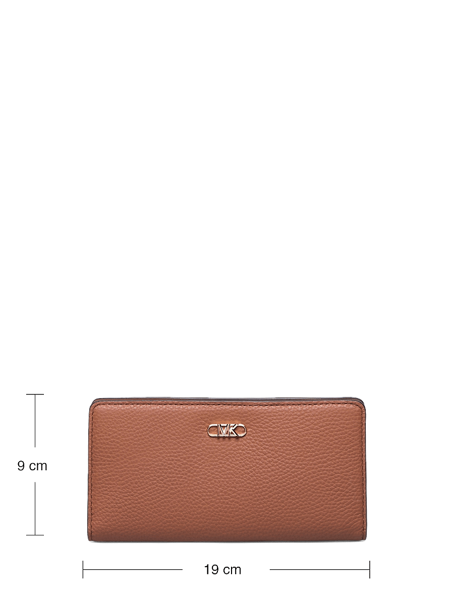 Michael Kors - LG SLIM SNAP WALLET - piniginės - luggage - 4