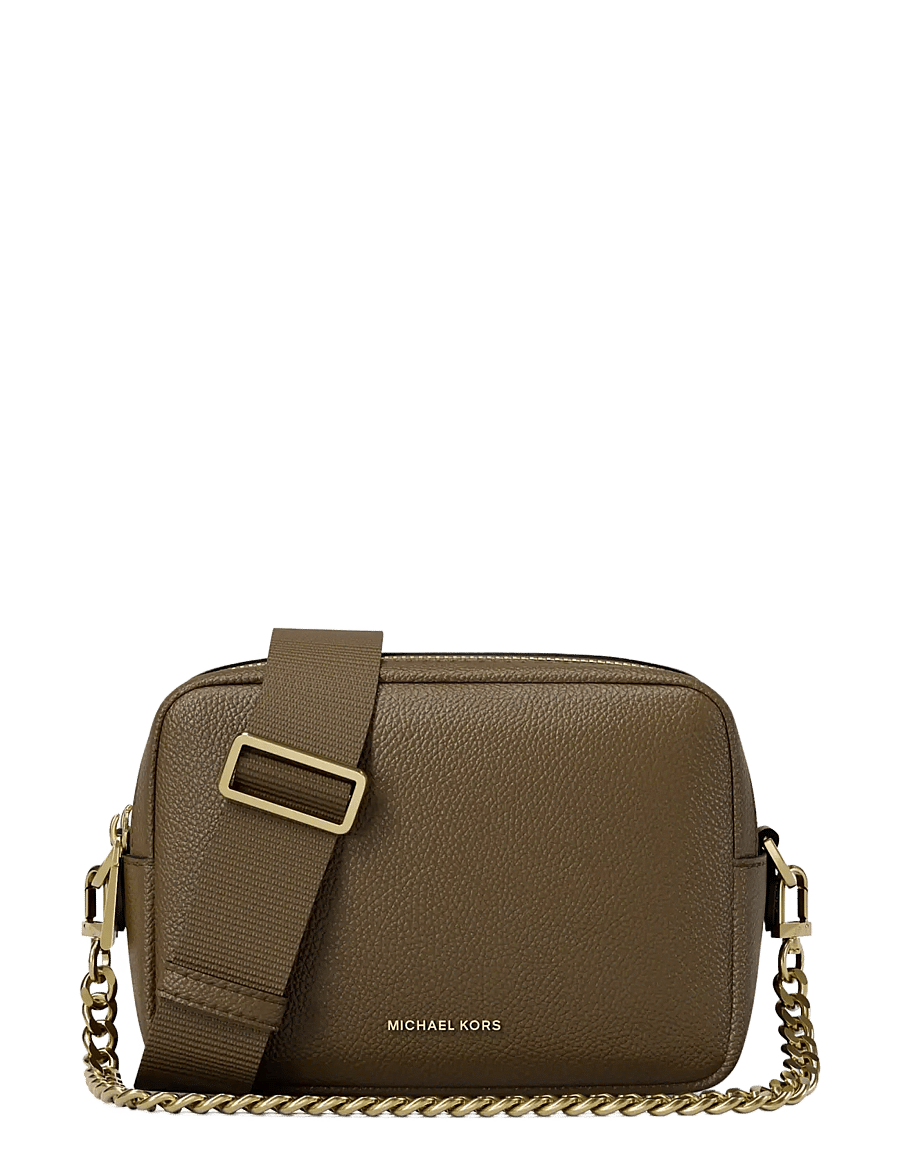 Michael Kors - MD DBLZP CHN CAMERA XBODY - crossbody bags - loden - 1