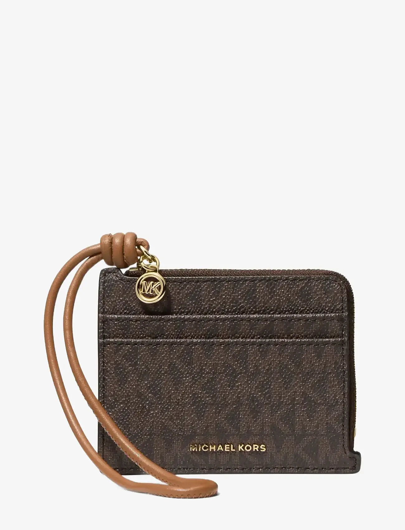 Michael Kors - SM CARD CASE WRISTLET - kartenetuis - brn/acorn - 0