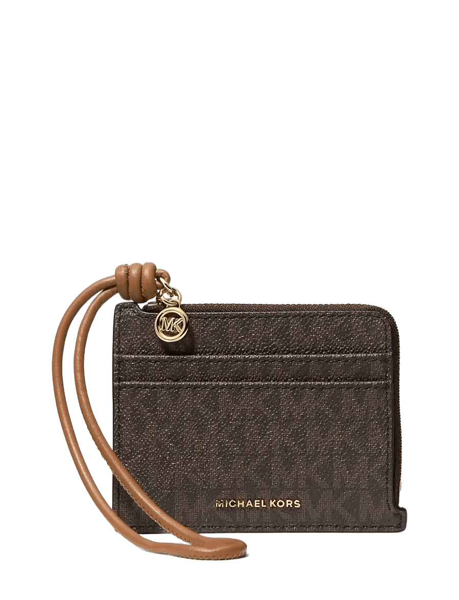 Michael Kors - SM CARD CASE WRISTLET - kartenetuis - brn/acorn - 0