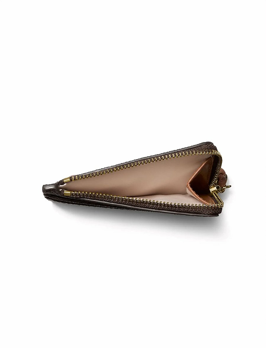 Michael Kors - SM CARD CASE WRISTLET - kartenetuis - brn/acorn - 2