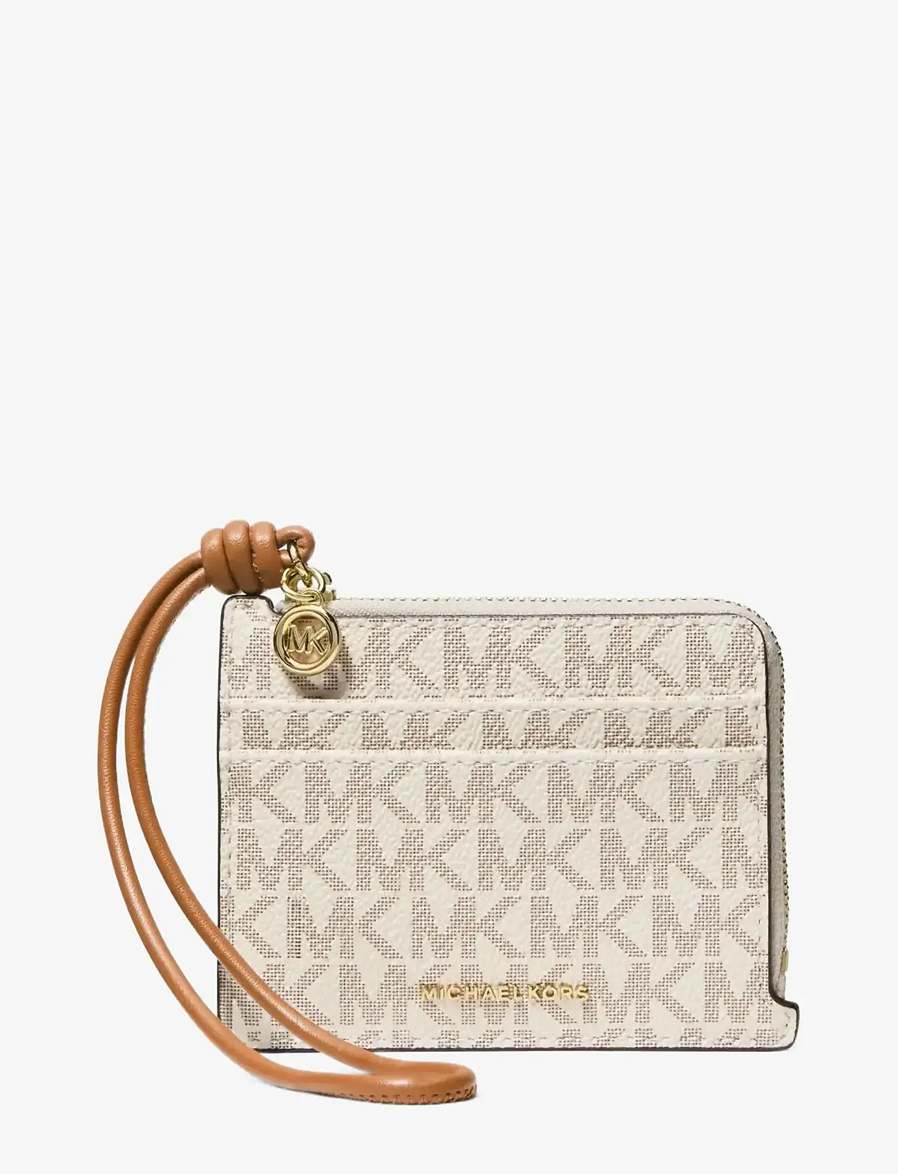 Michael Kors - SM CARD CASE WRISTLET - card holders - vanilla/acrn - 0