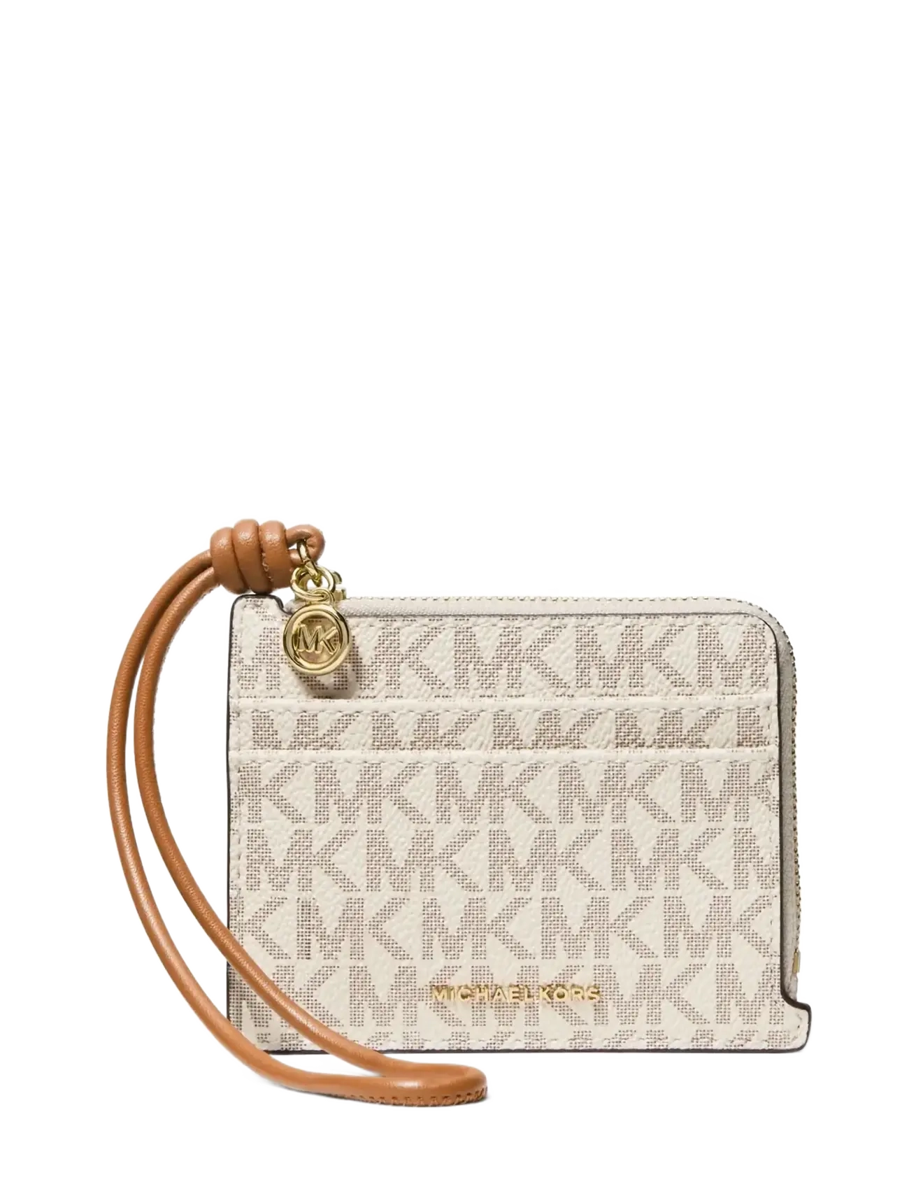 Michael Kors SM CARD CASE WRISTLET - Väskor - VANILLA/ACRN / cream