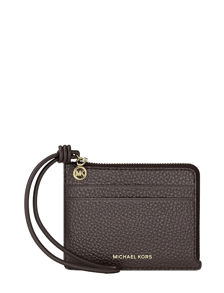 Michael Kors - SM CARD CASE WRISTLET - wallets - chocolate - 0
