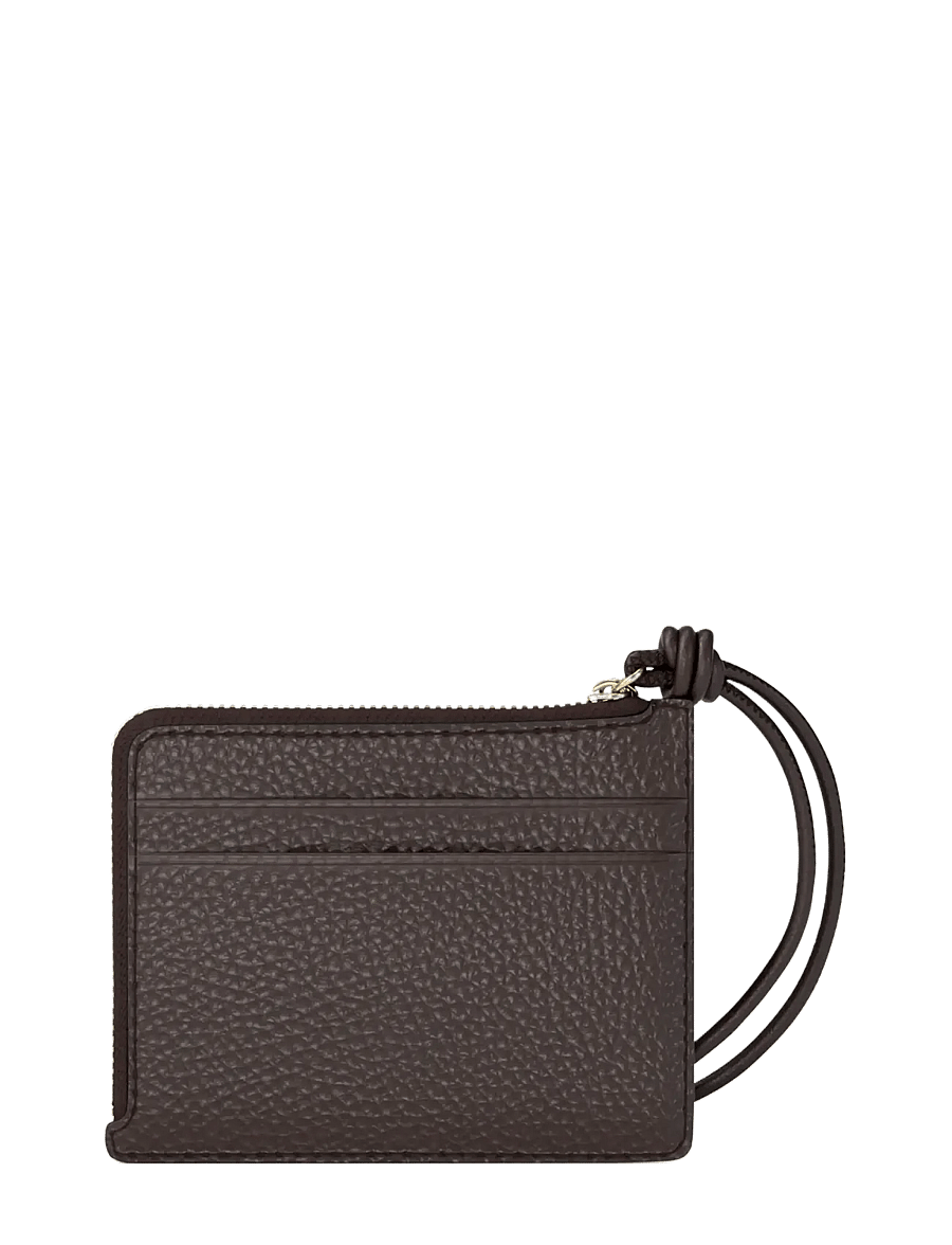Michael Kors - SM CARD CASE WRISTLET - wallets - chocolate - 1