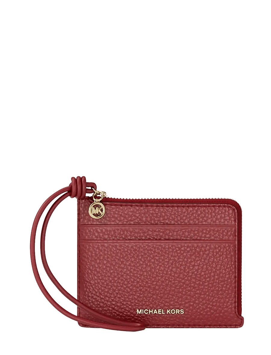 Michael Kors - SM CARD CASE WRISTLET - wallets - deep red - 0
