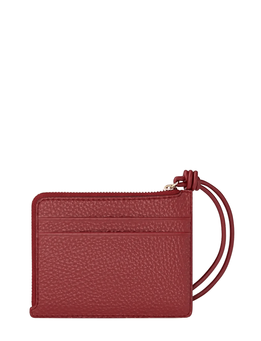 Michael Kors - SM CARD CASE WRISTLET - wallets - deep red - 1
