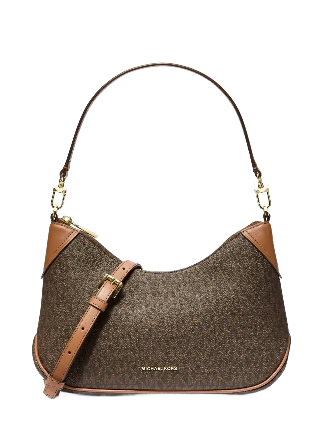 Michael Kors MD CONV POUCHETTE XBODY - Väskor - BRN/ACORN / brown