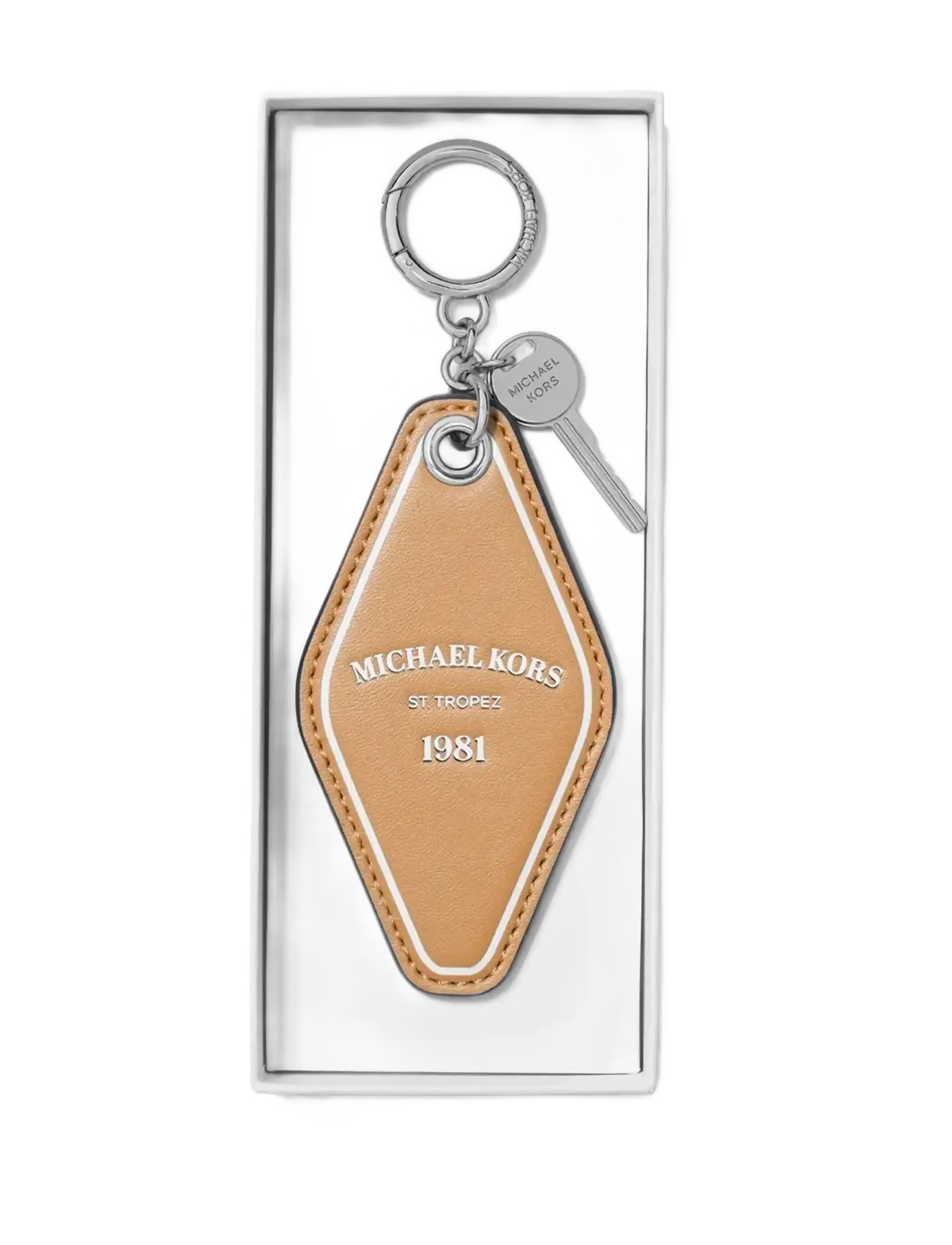 Michael Kors - KEY FOB/CHARMS - võtmehoidjad ja kotikaunistus - peanut - 1