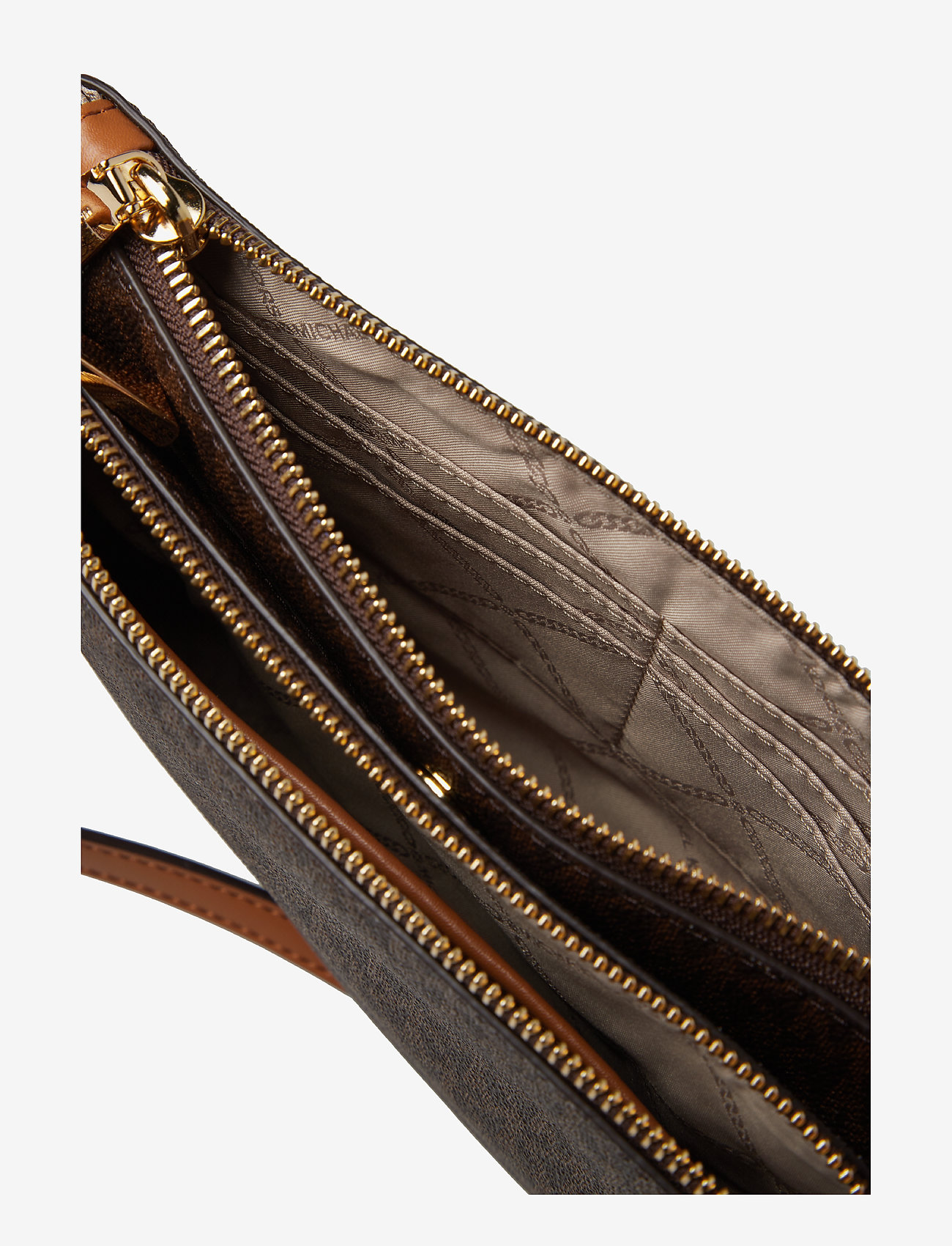 Michael Kors - LG DBL POUCH XBODY - brown - 4
