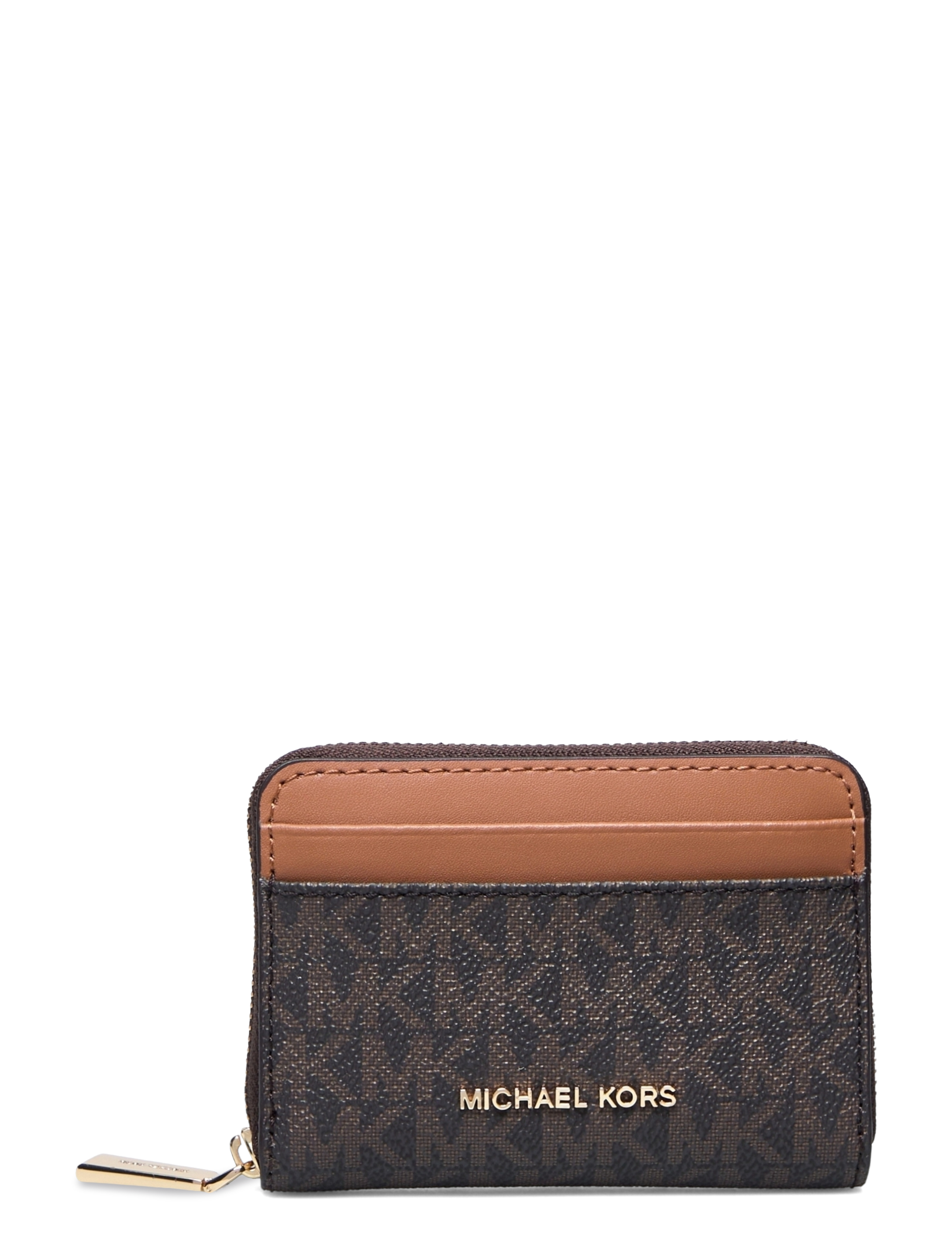 Michael Kors - SM ZA COIN CARD CASE - brn/acorn - 0